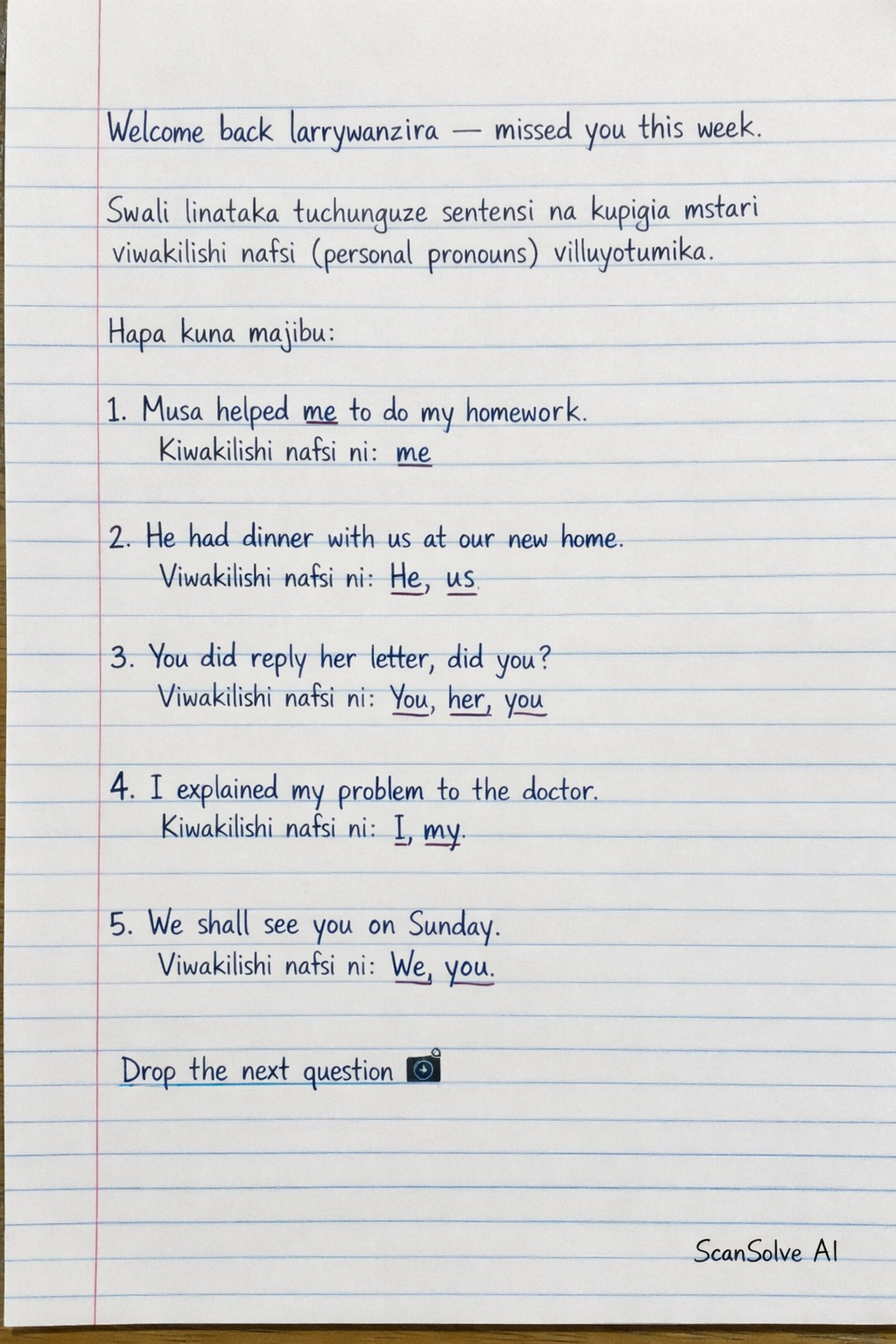Handwritten step-by-step solution preview
