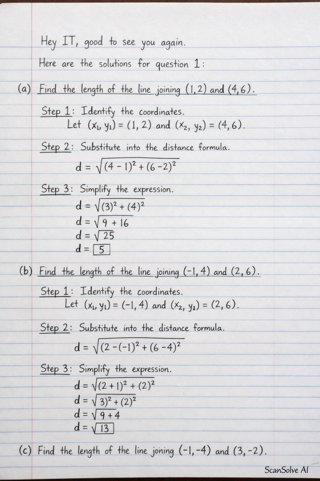 Handwritten step-by-step solution preview