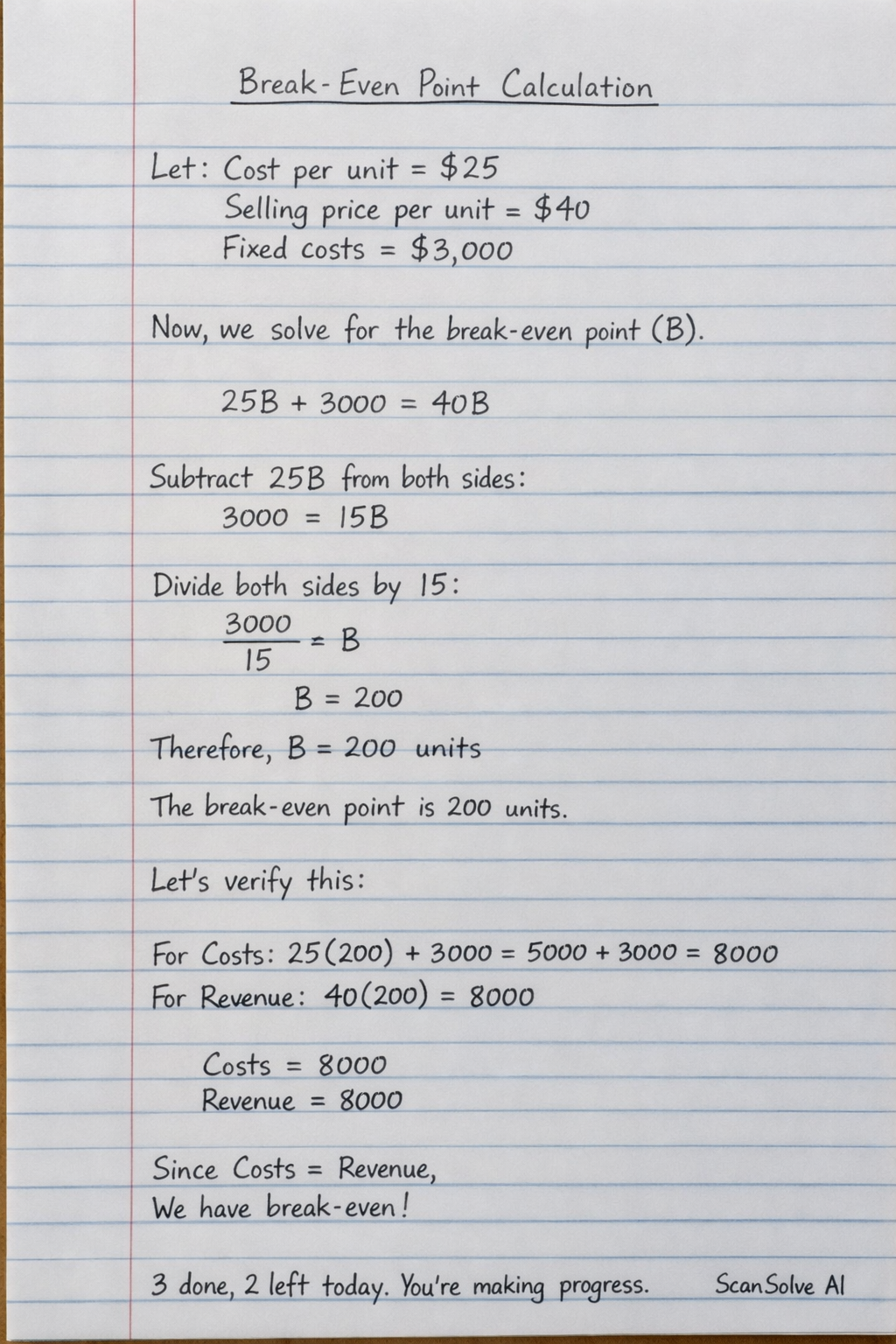 Handwritten step-by-step solution preview
