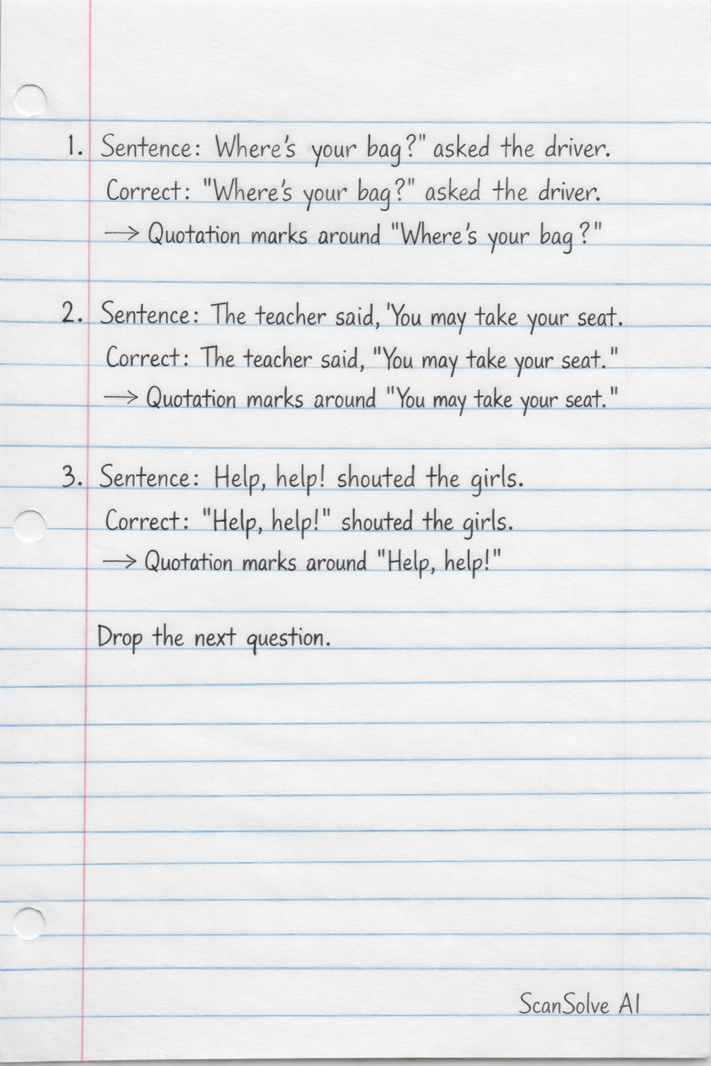 Handwritten step-by-step solution preview