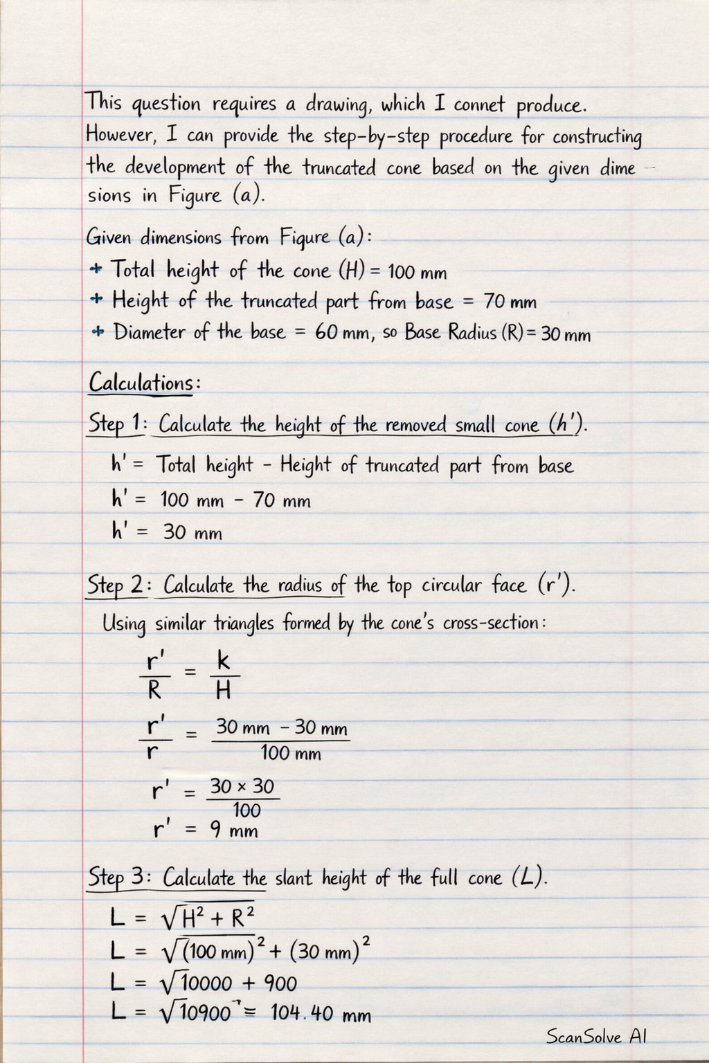 Handwritten step-by-step solution preview