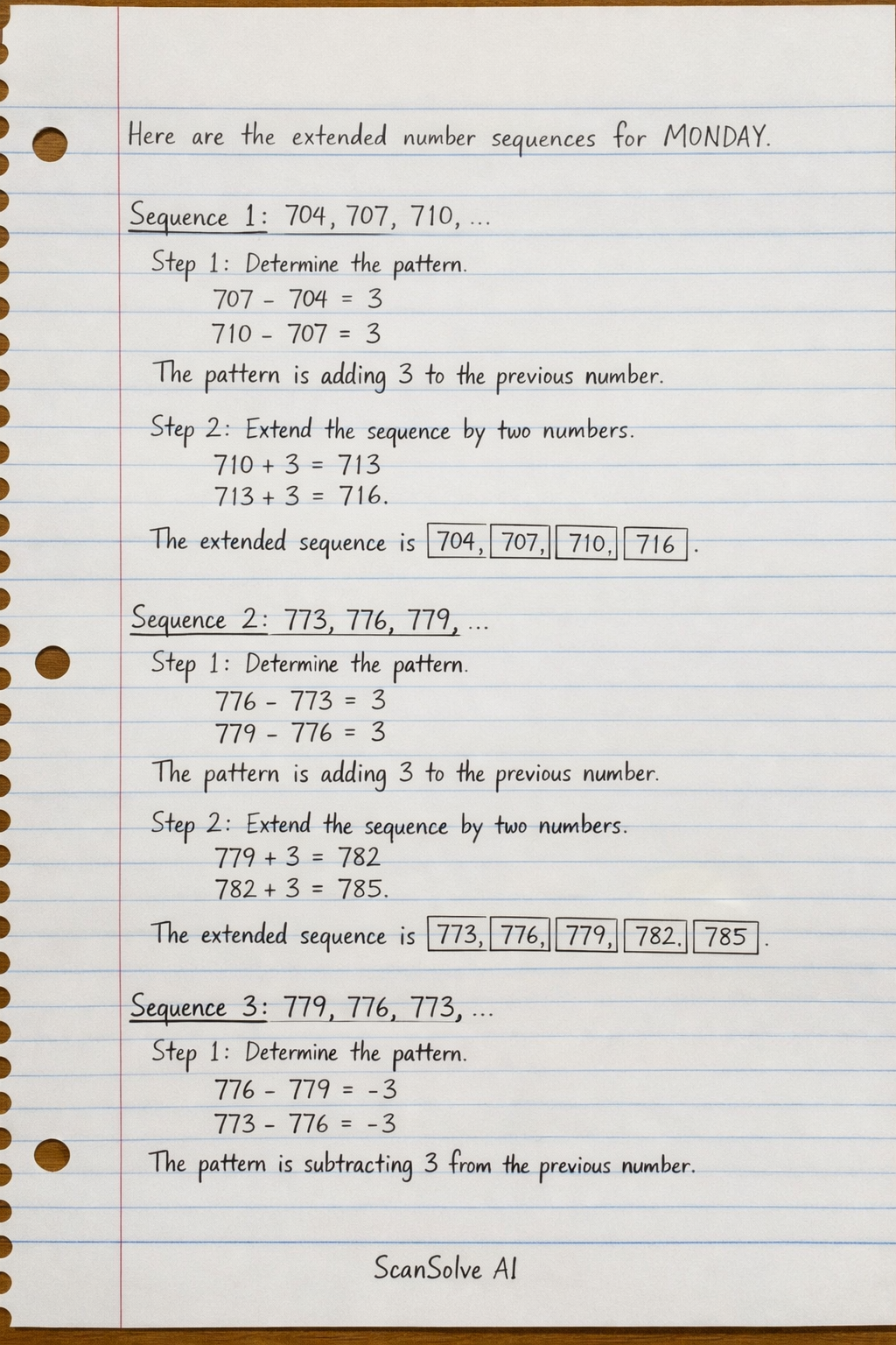Handwritten step-by-step solution preview