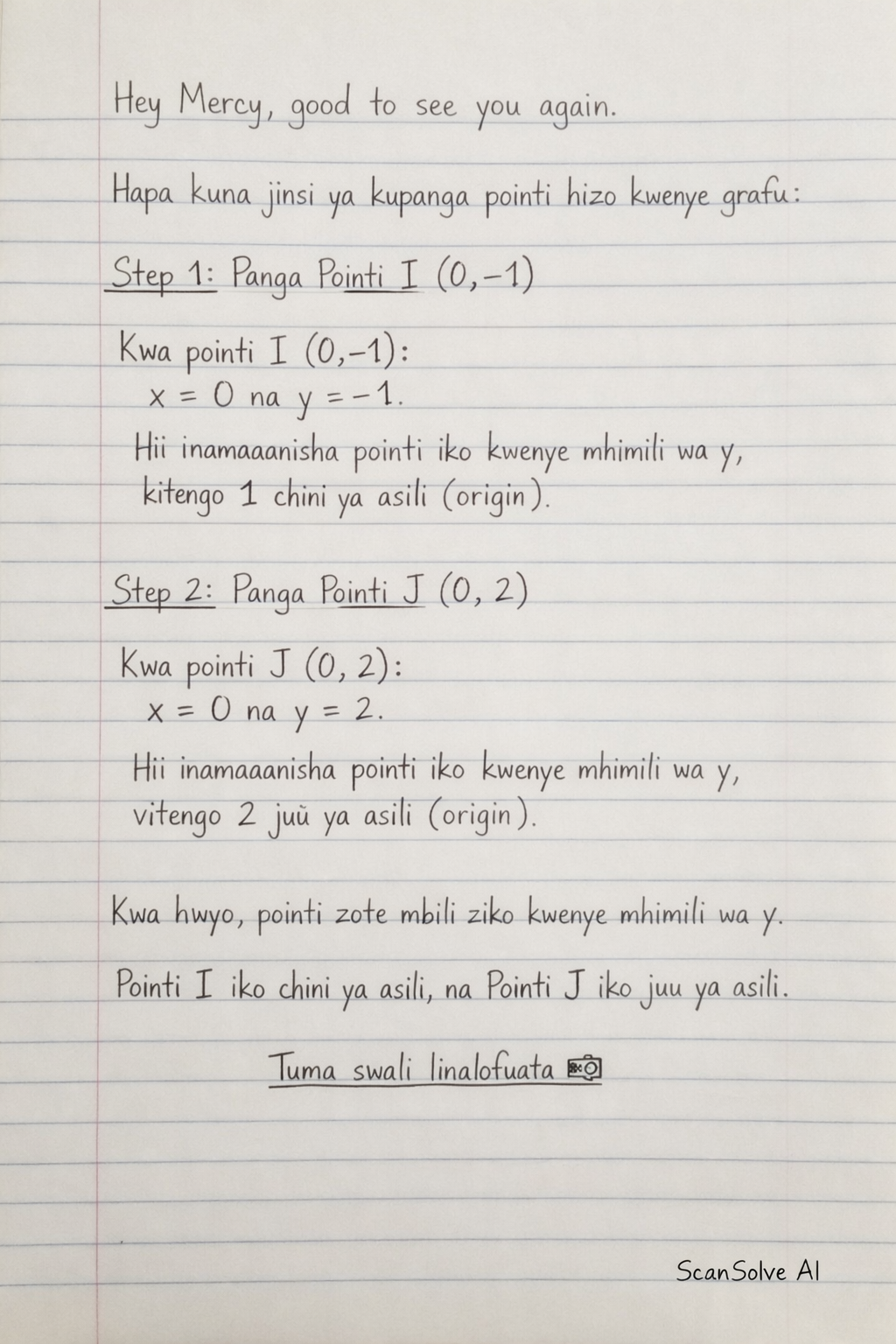 Handwritten step-by-step solution preview