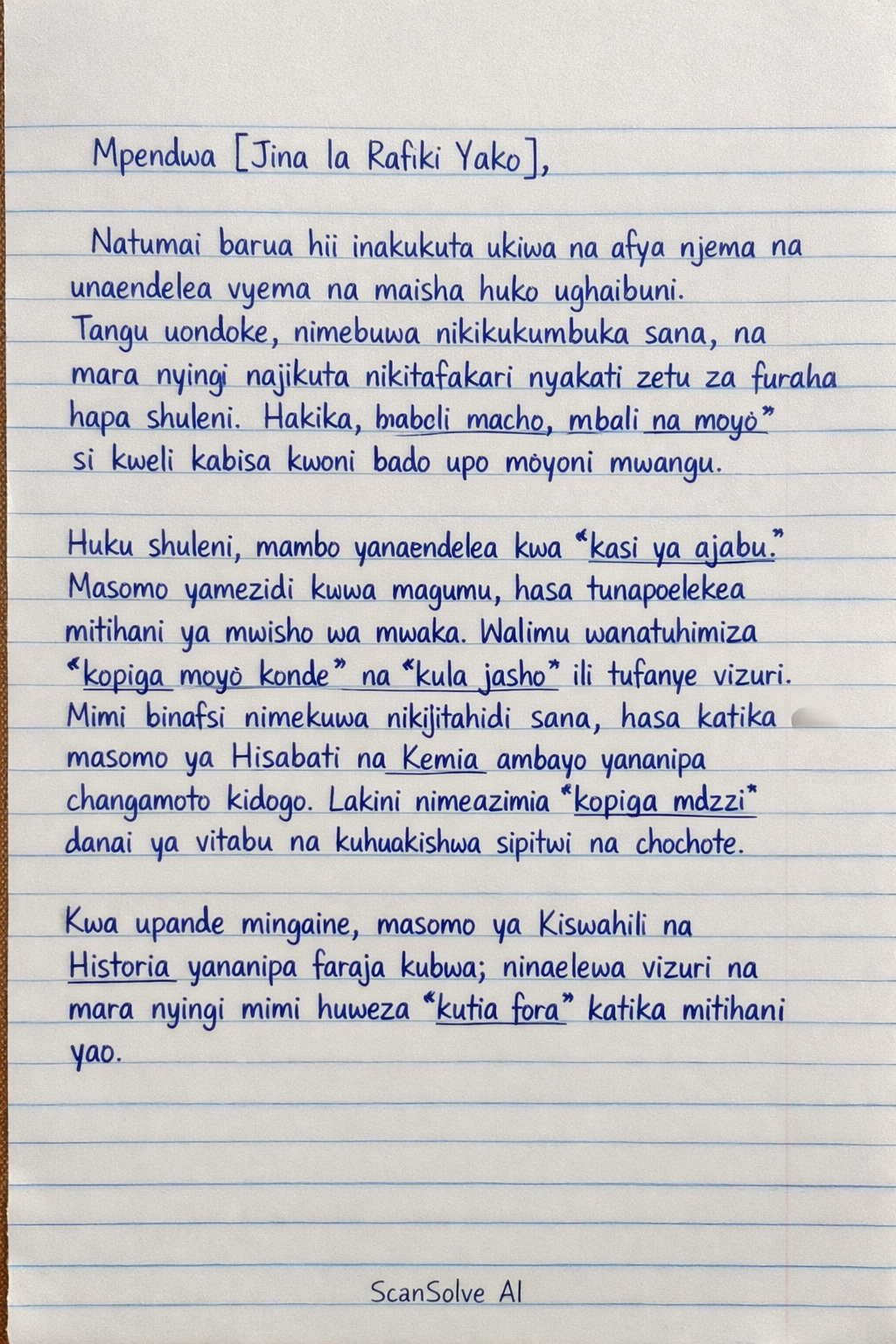 Handwritten step-by-step solution preview