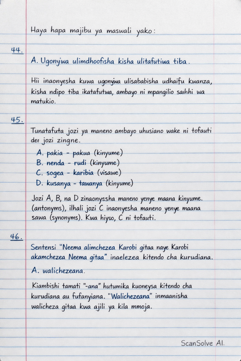 Handwritten step-by-step solution preview
