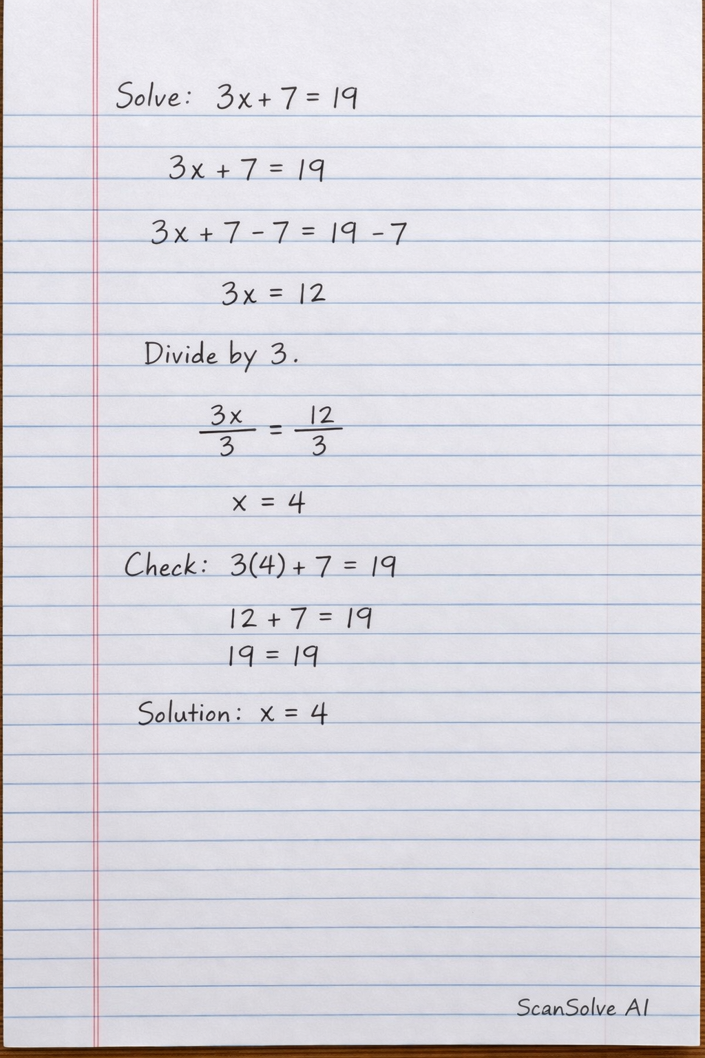 Handwritten step-by-step solution preview