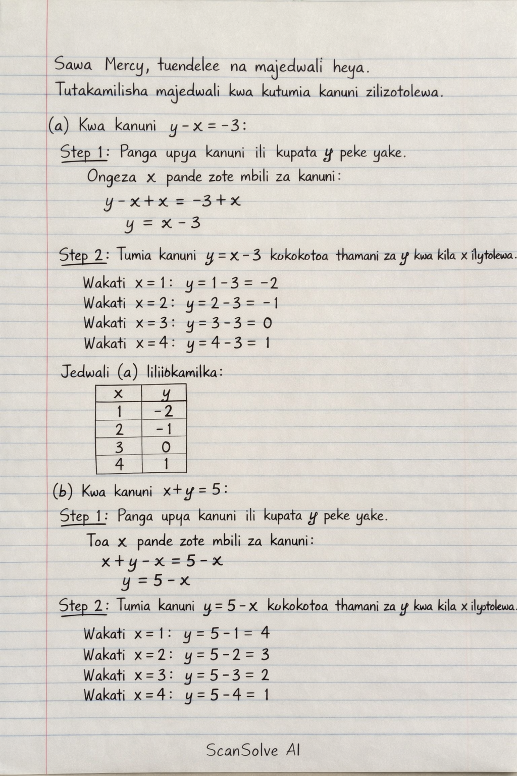 Handwritten step-by-step solution preview
