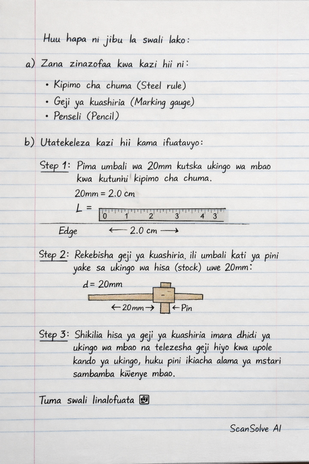 Handwritten step-by-step solution preview