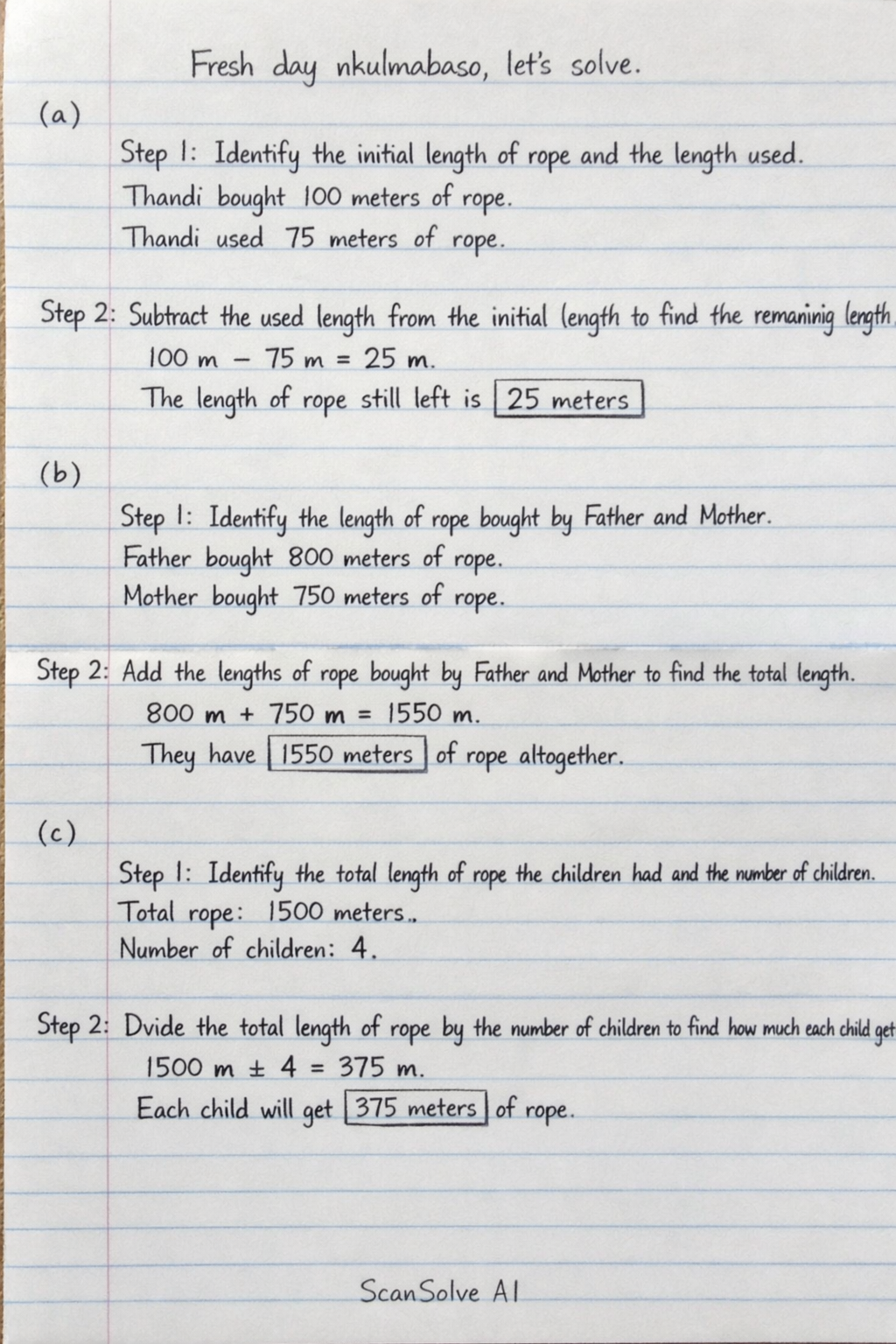 Handwritten step-by-step solution preview