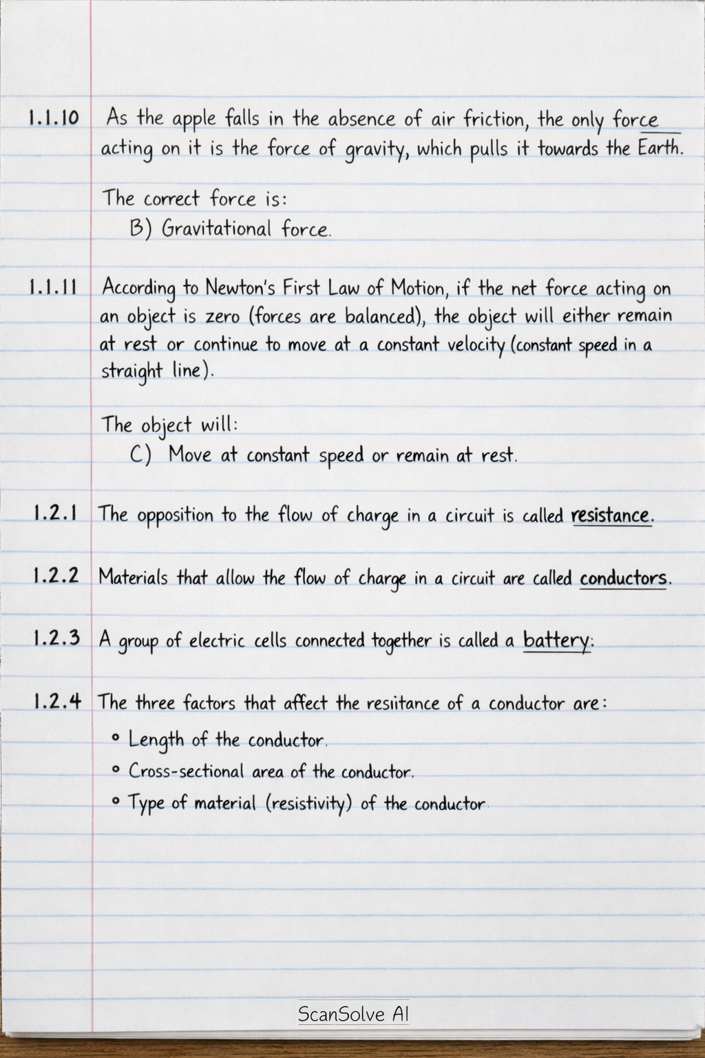 Handwritten step-by-step solution preview