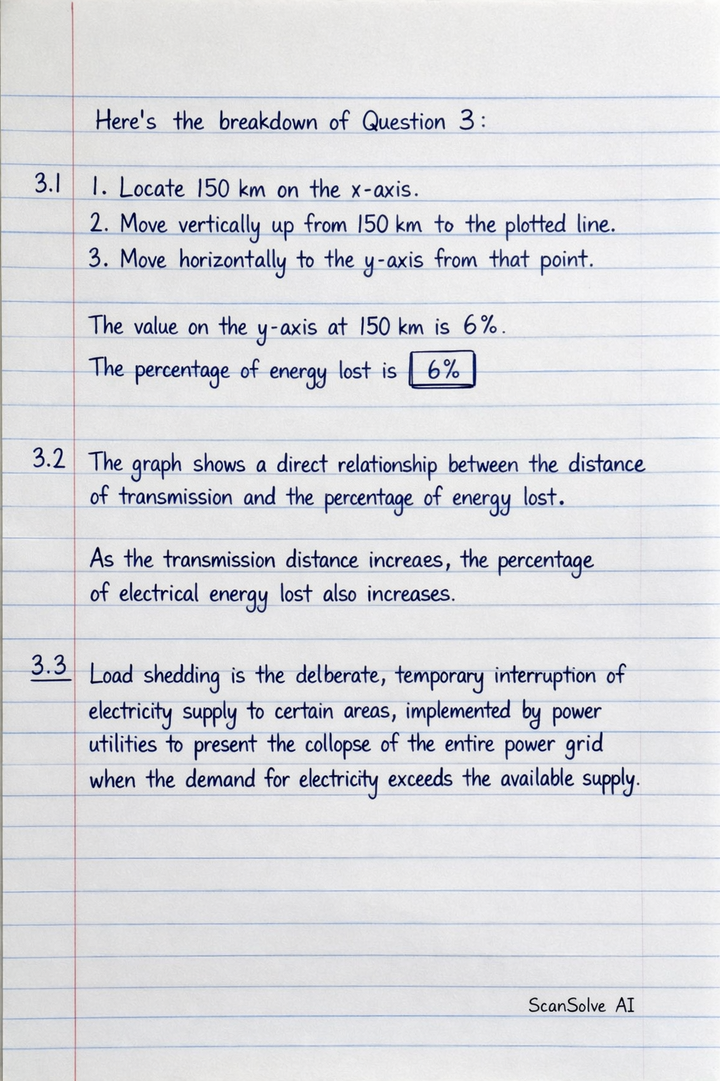 Handwritten step-by-step solution preview