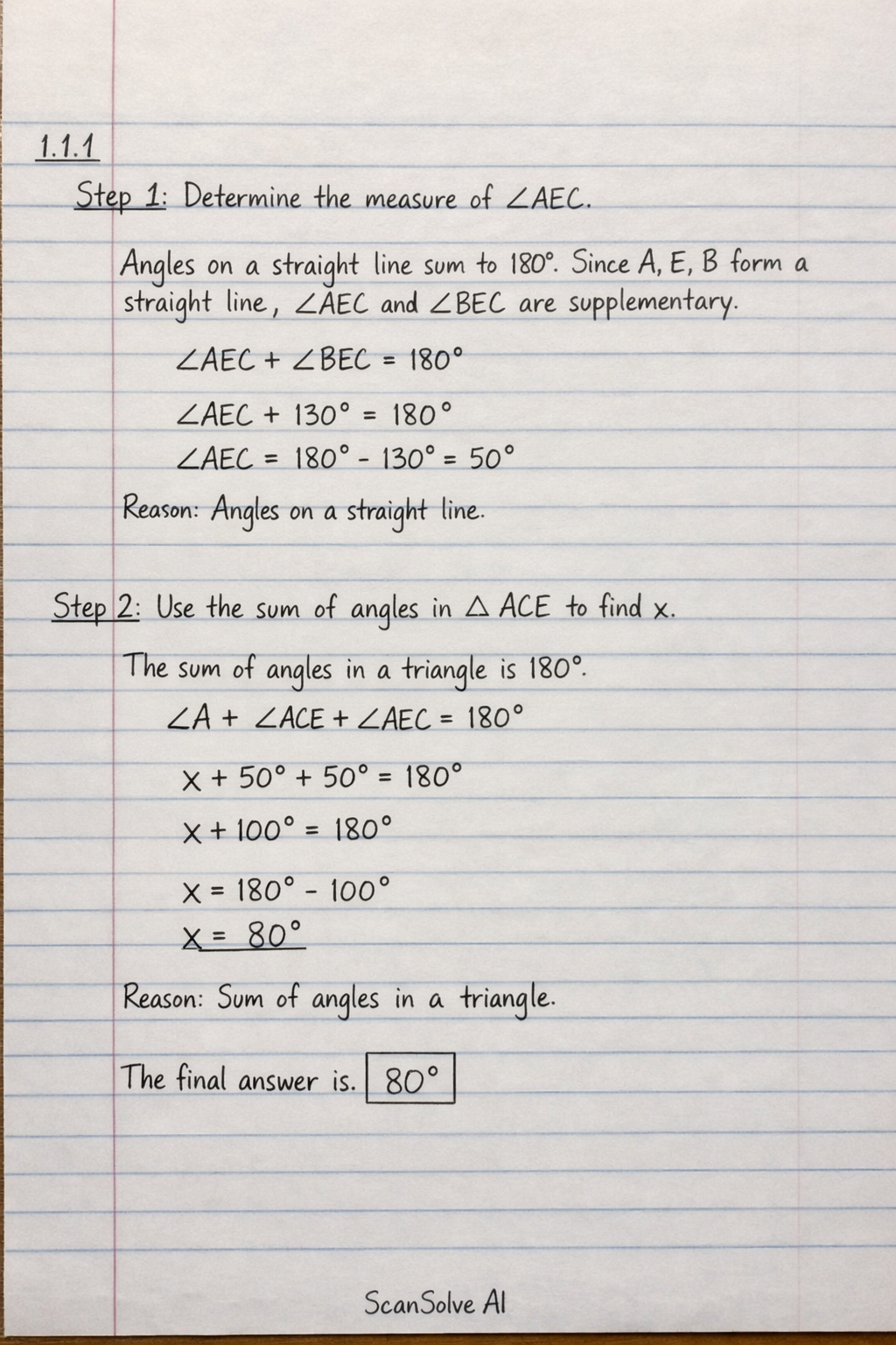 Handwritten step-by-step solution preview