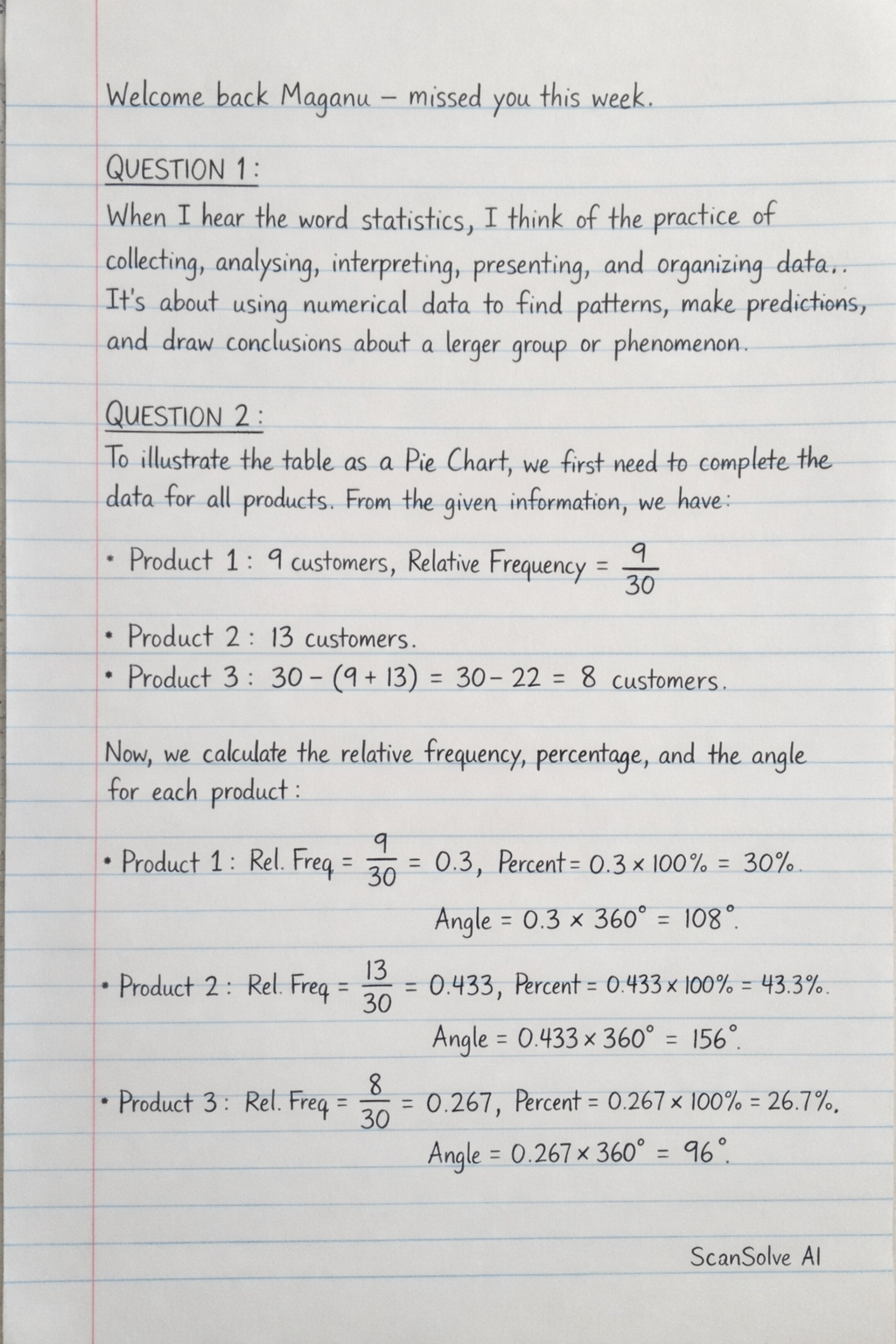 Handwritten step-by-step solution preview
