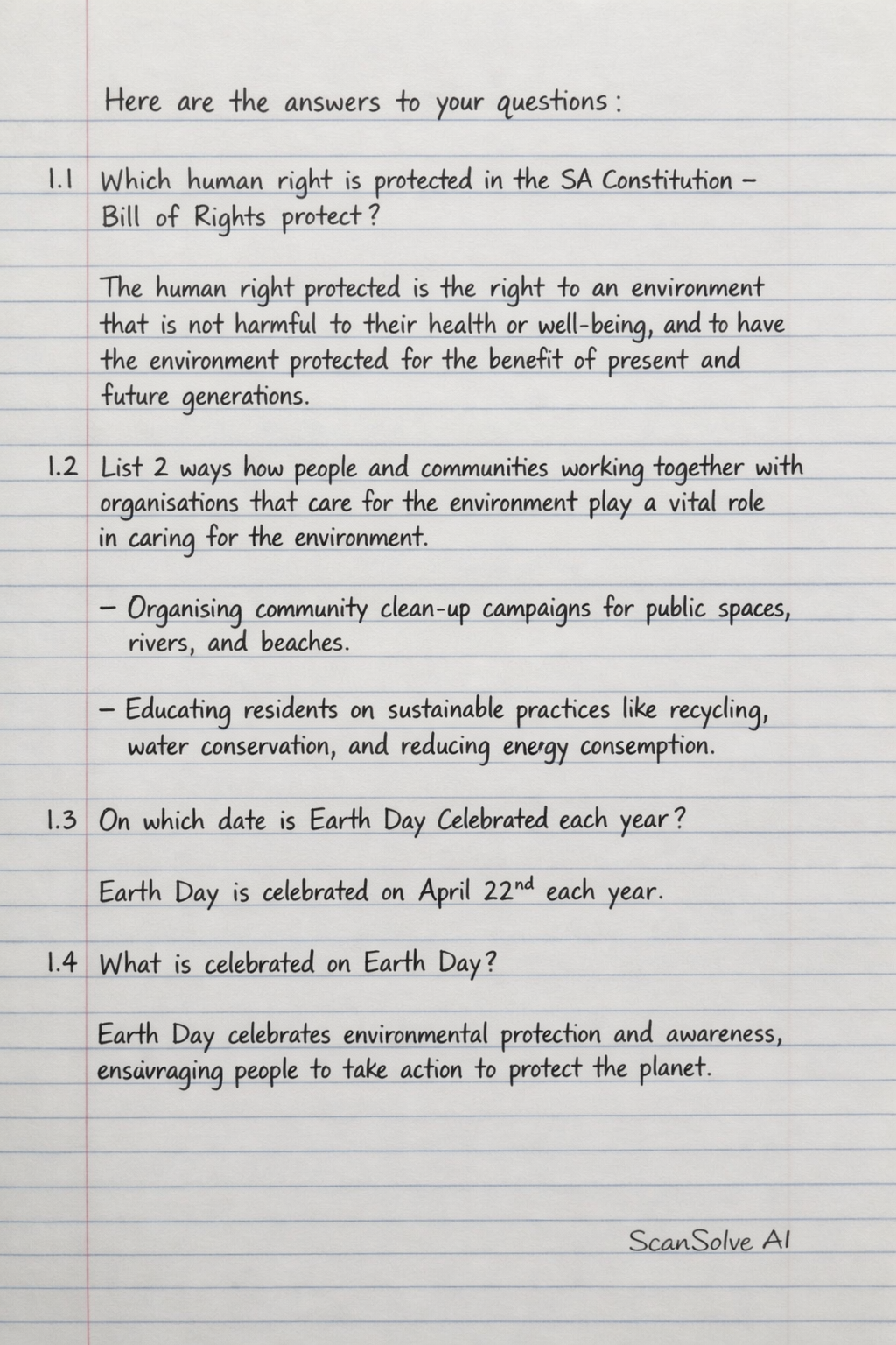 Handwritten step-by-step solution preview