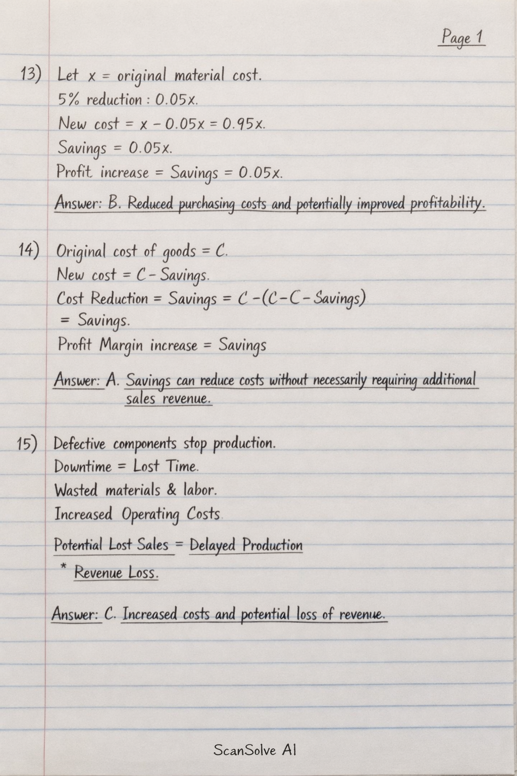 Handwritten step-by-step solution preview