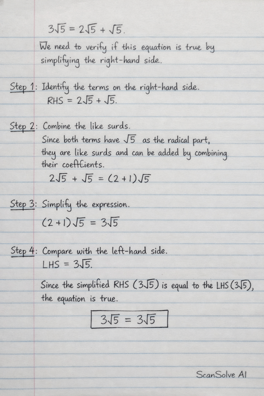 Handwritten step-by-step solution preview