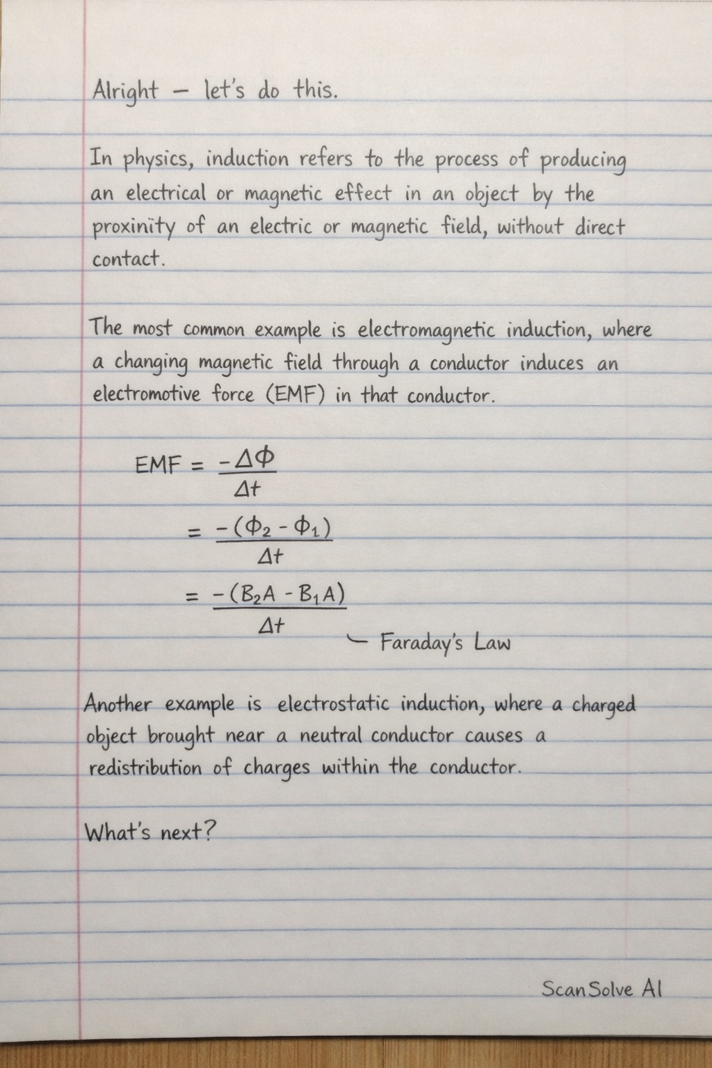 Handwritten step-by-step solution preview