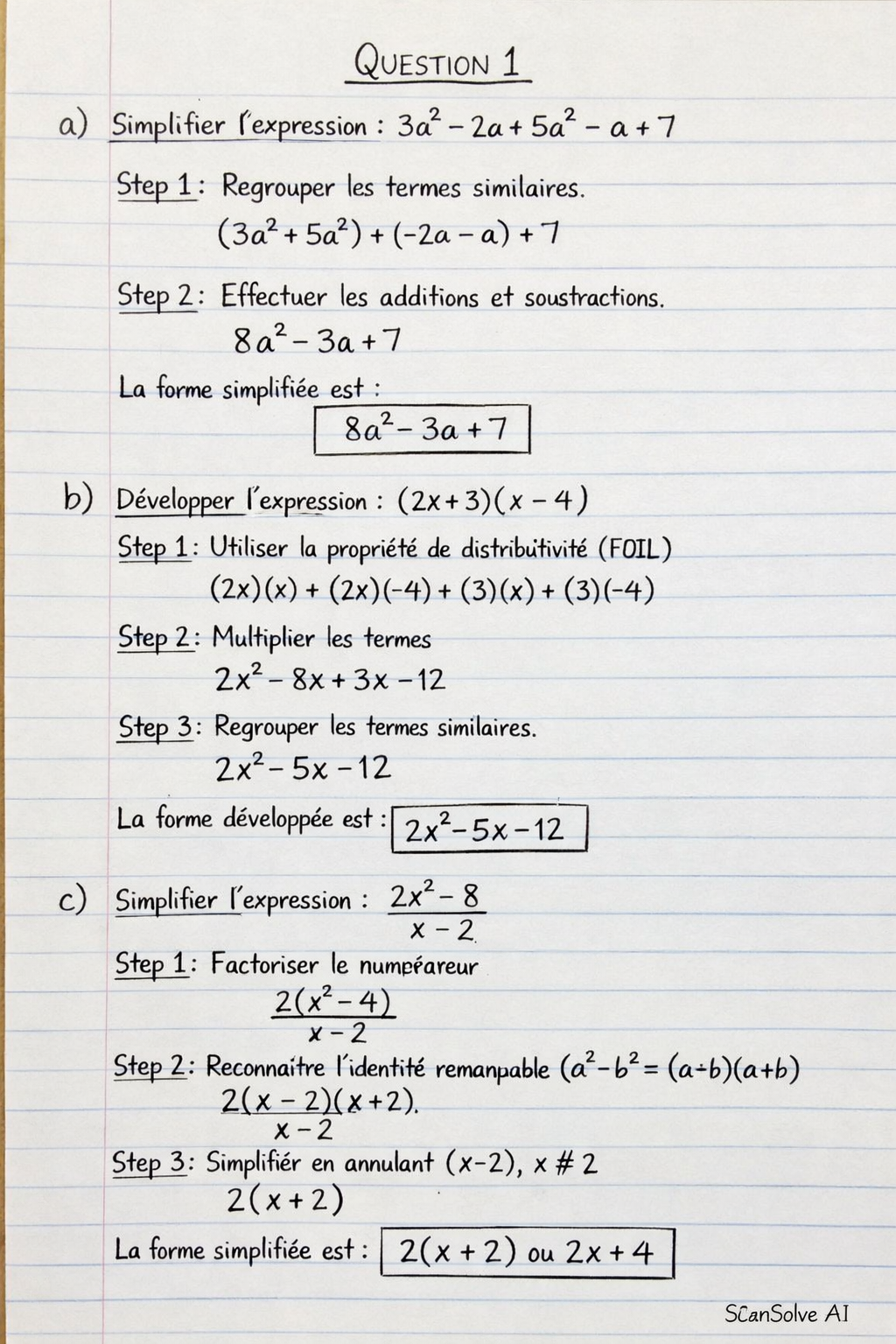 Handwritten step-by-step solution preview