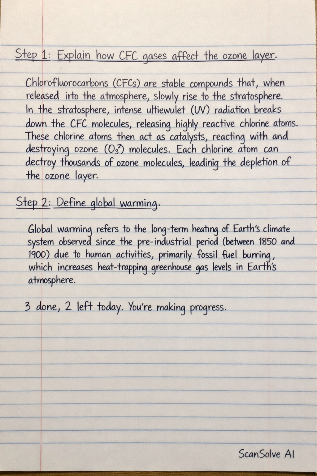 Handwritten step-by-step solution preview