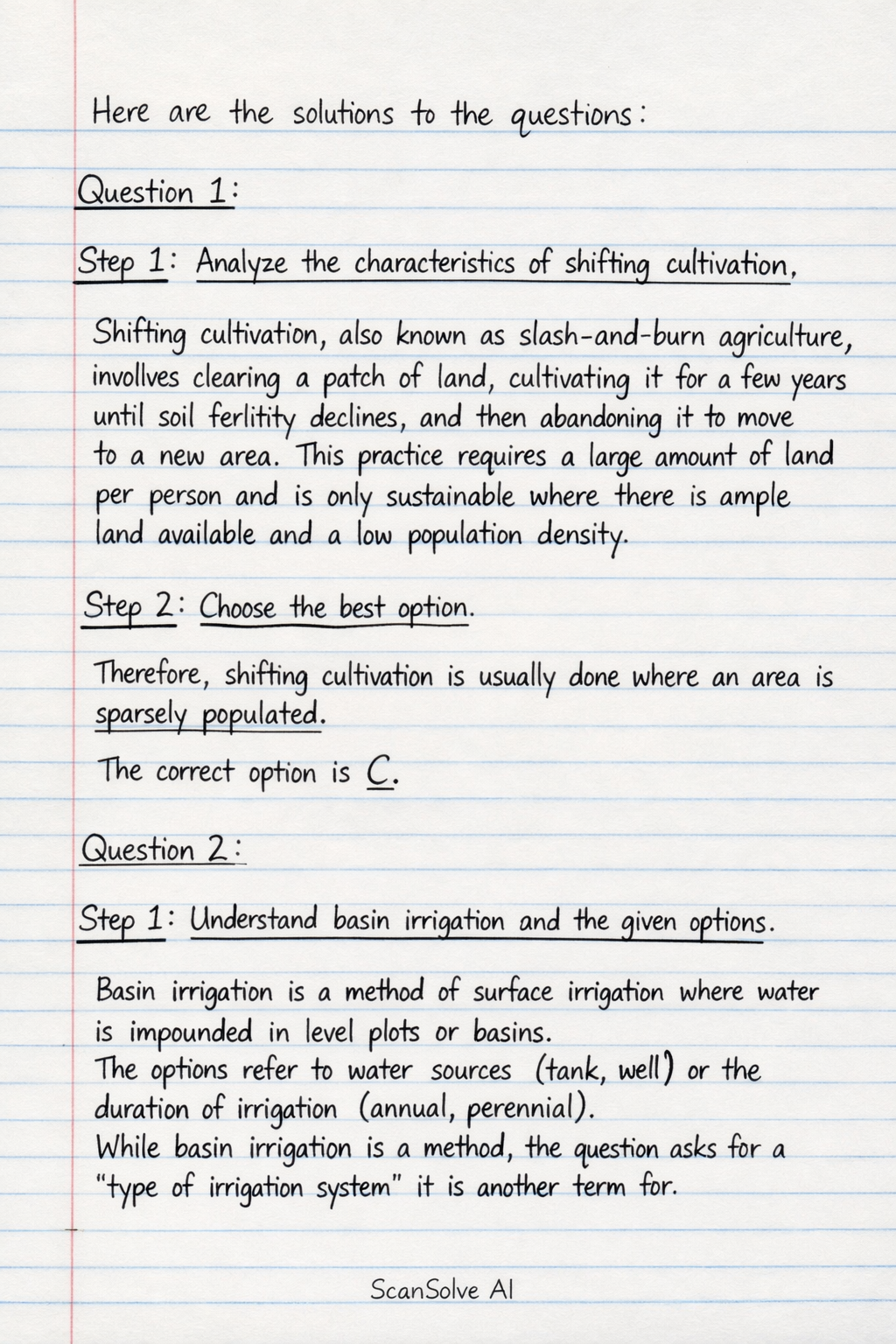 Handwritten step-by-step solution preview