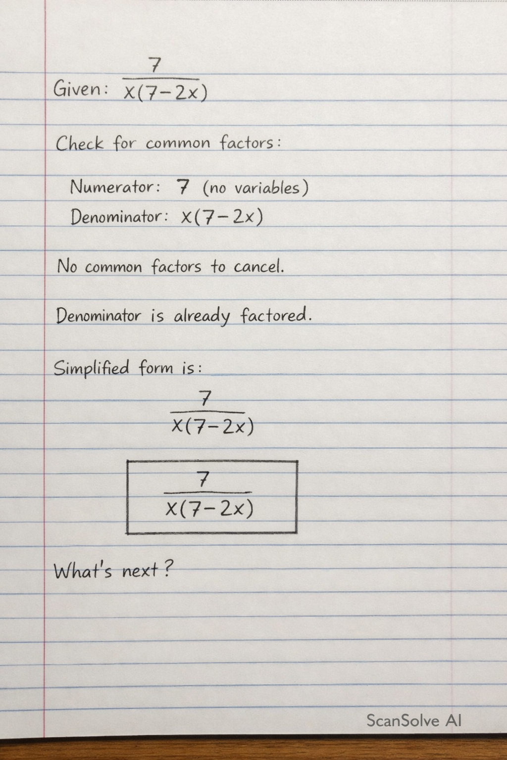 Handwritten step-by-step solution preview