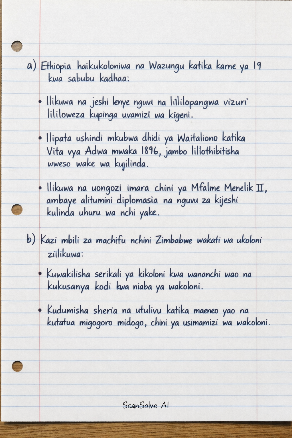 Handwritten step-by-step solution preview