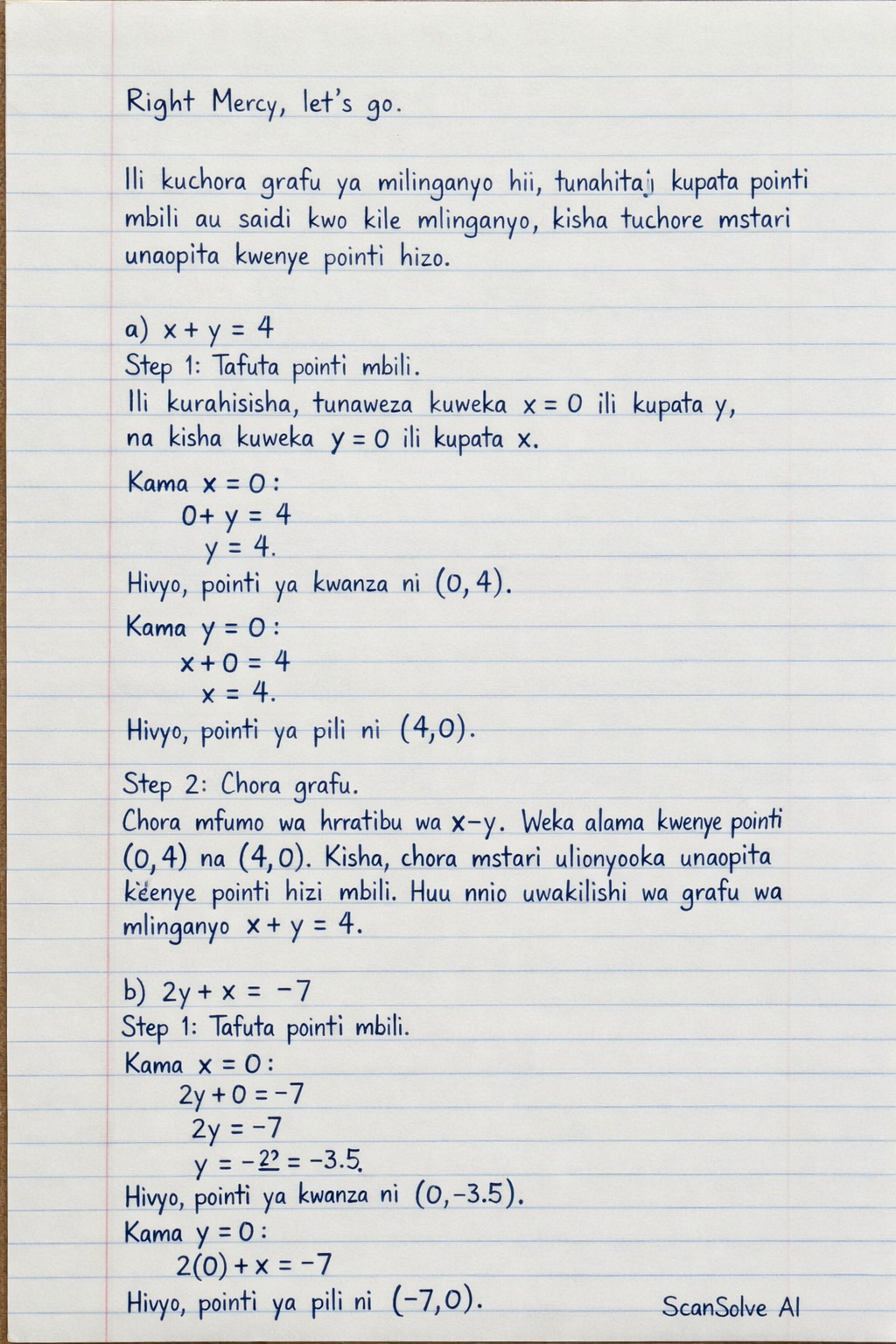 Handwritten step-by-step solution preview