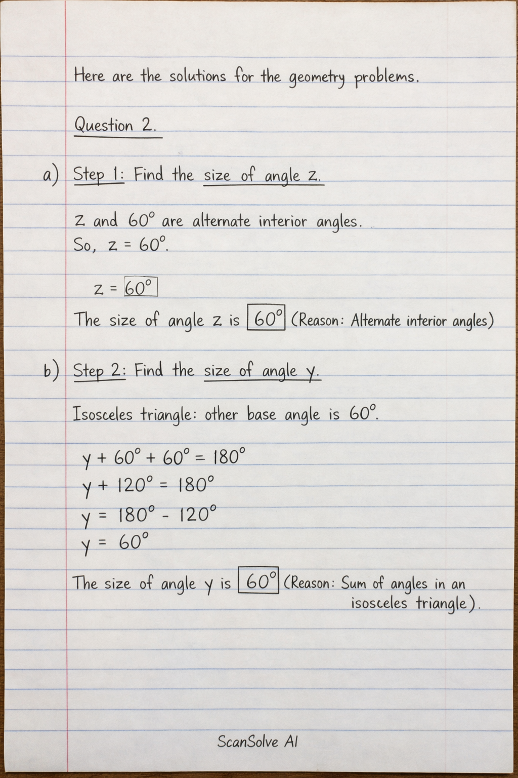 Handwritten step-by-step solution preview