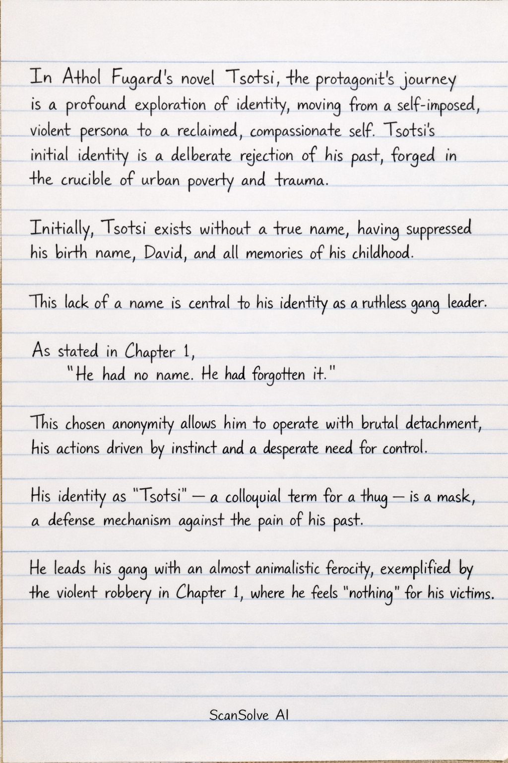 Handwritten step-by-step solution preview