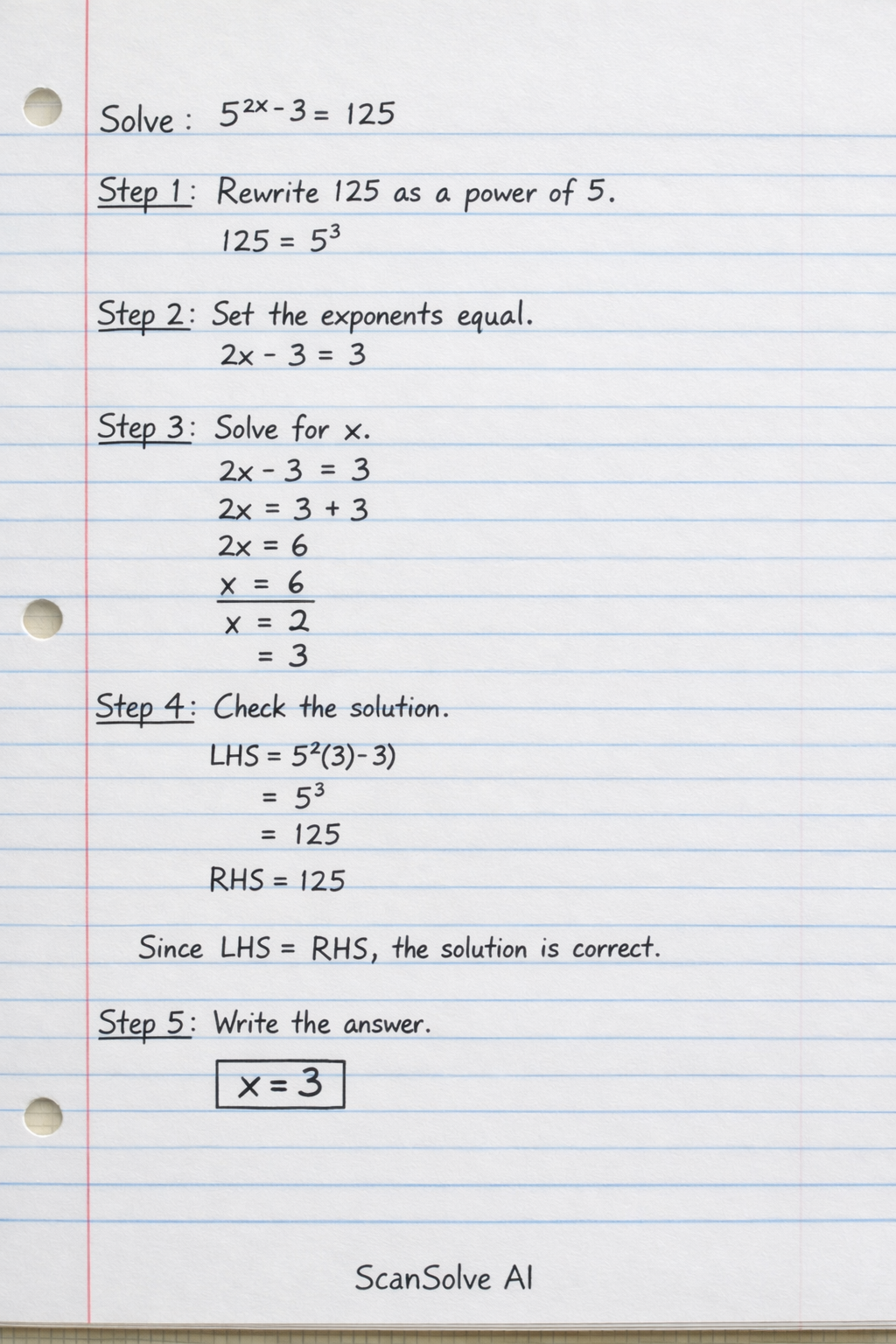 Handwritten step-by-step solution preview