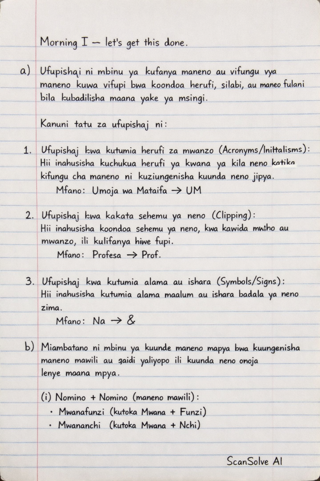 Handwritten step-by-step solution preview