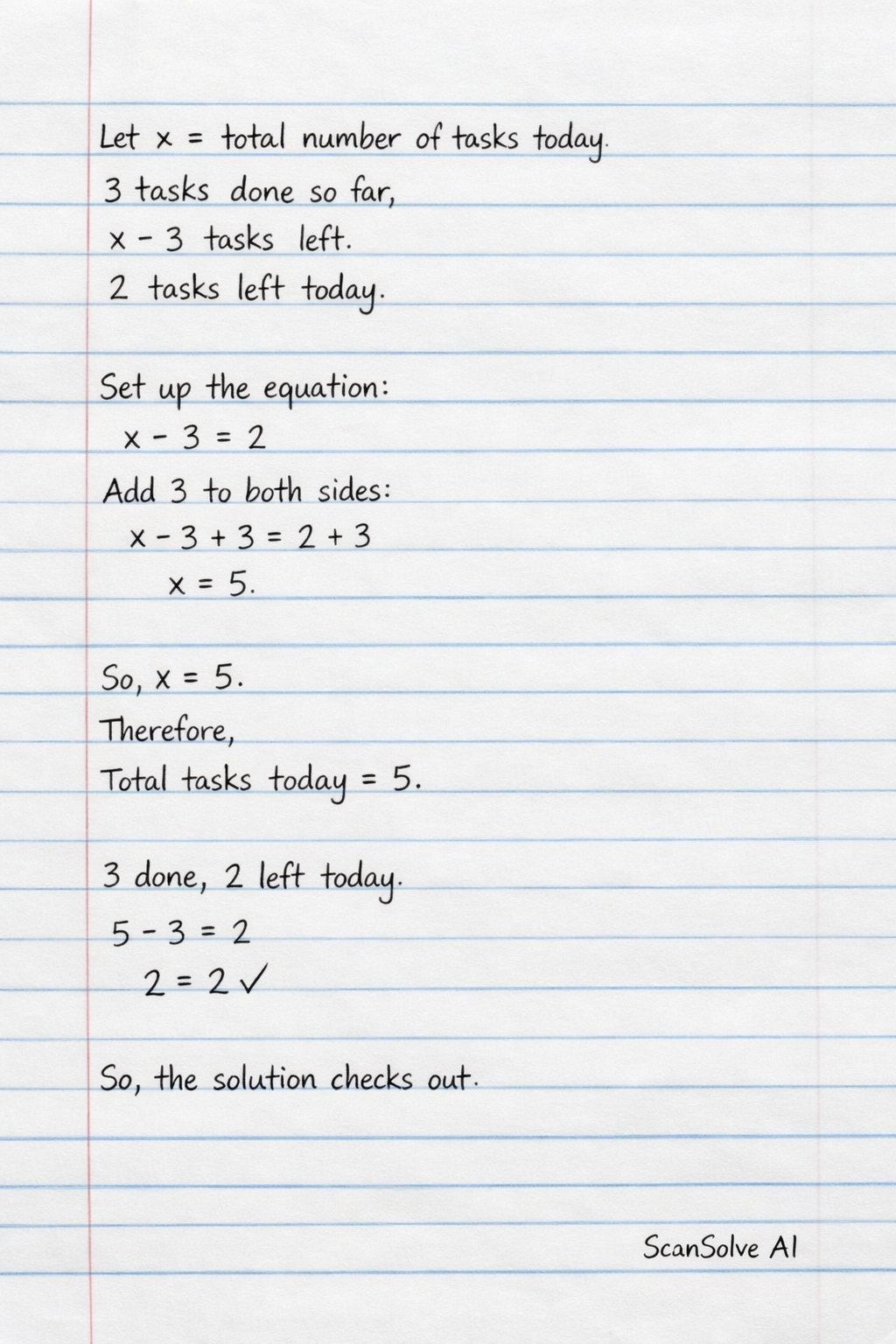 Handwritten step-by-step solution preview