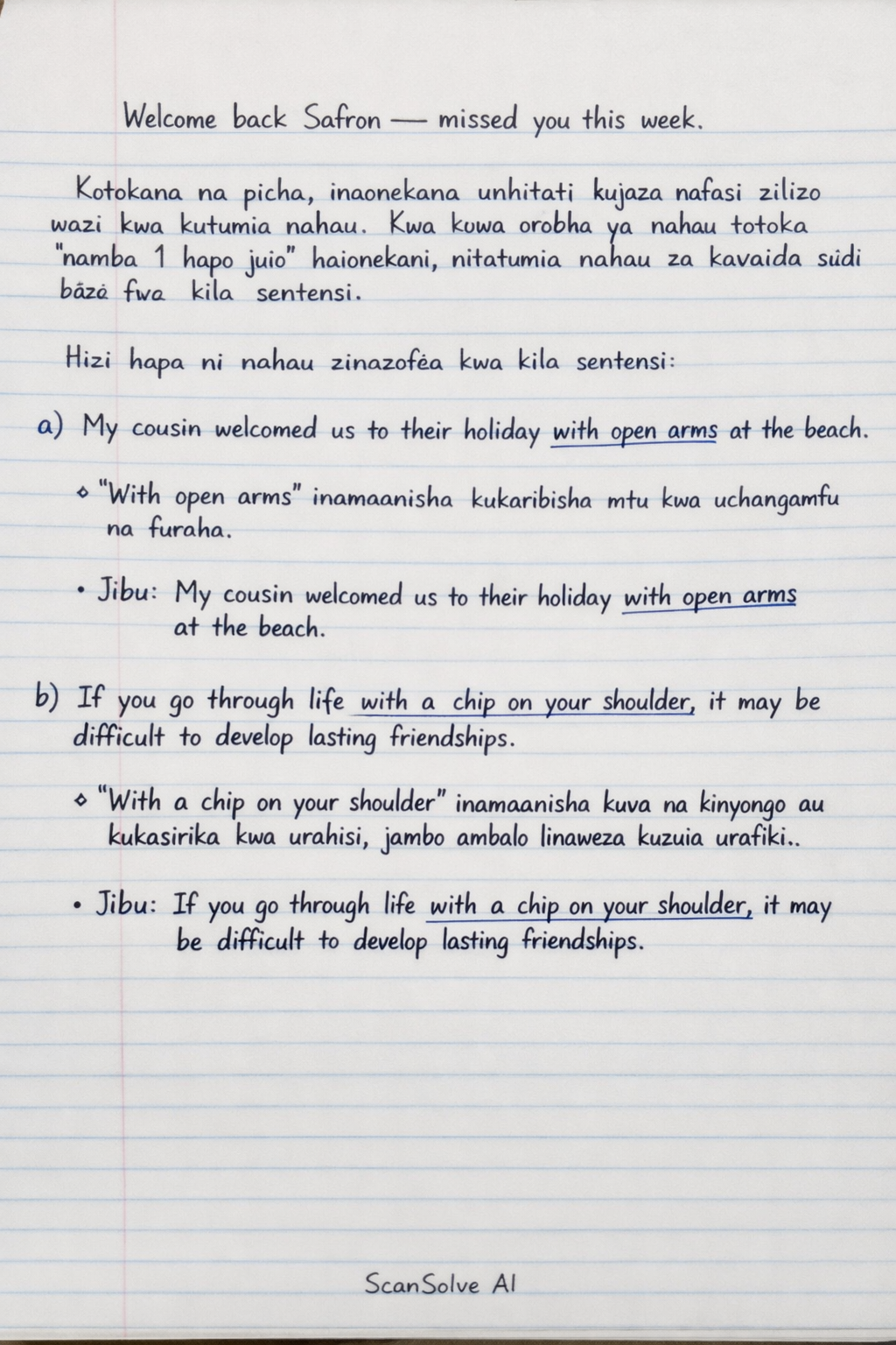 Handwritten step-by-step solution preview