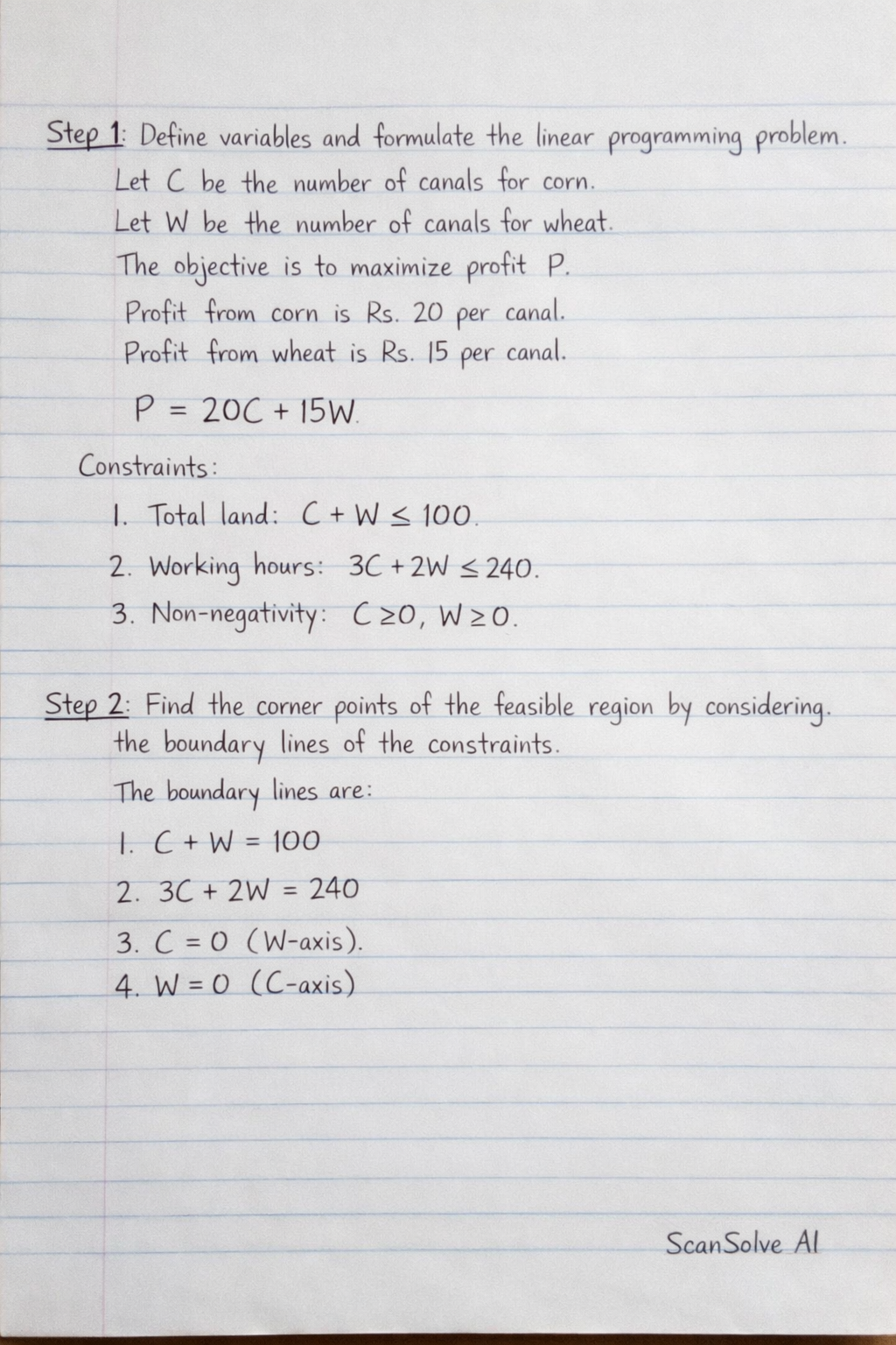 Handwritten step-by-step solution preview
