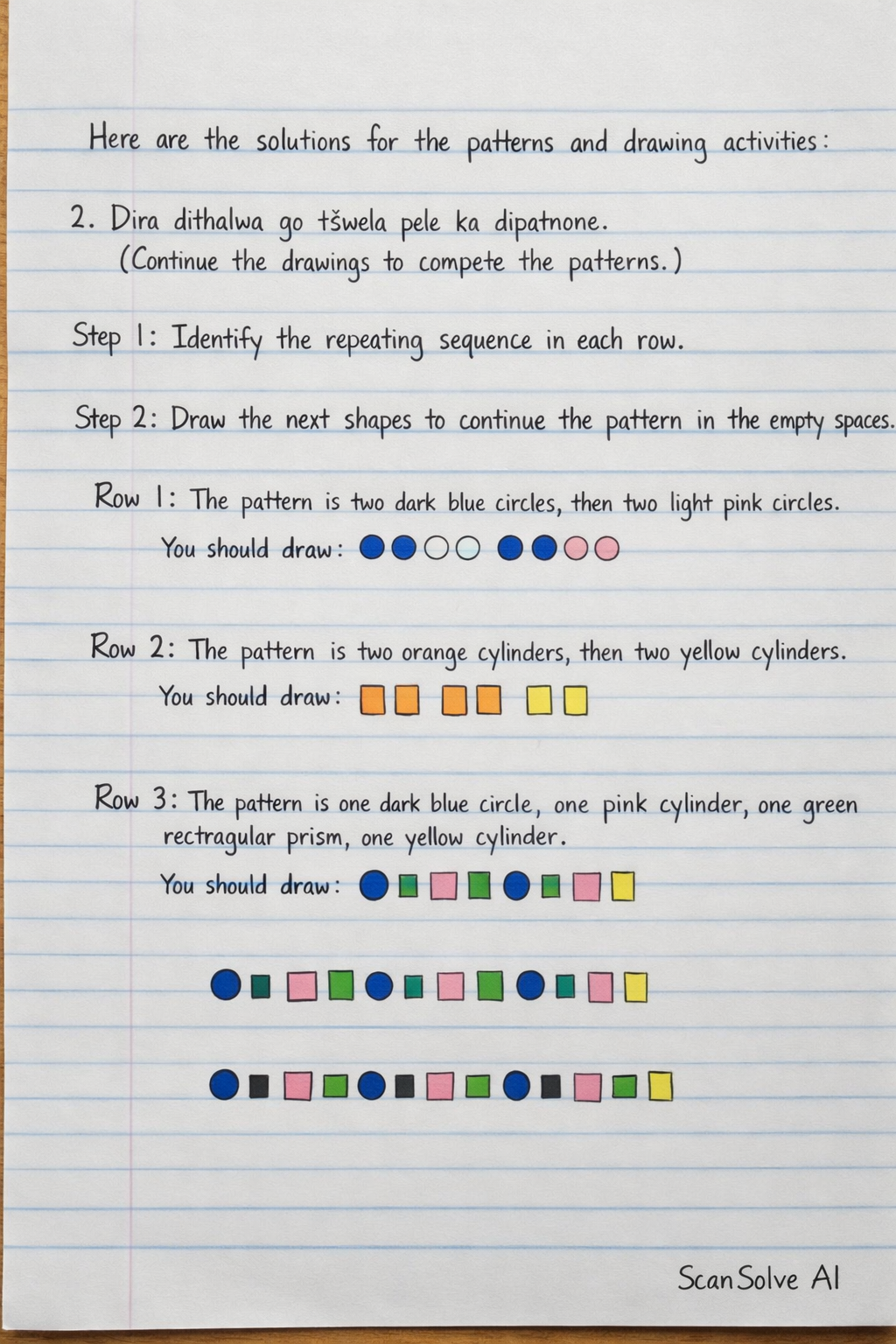 Handwritten step-by-step solution preview