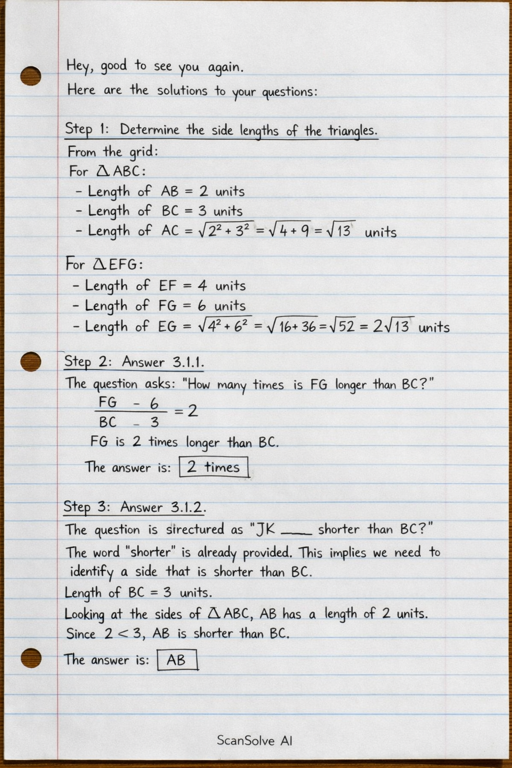 Handwritten step-by-step solution preview