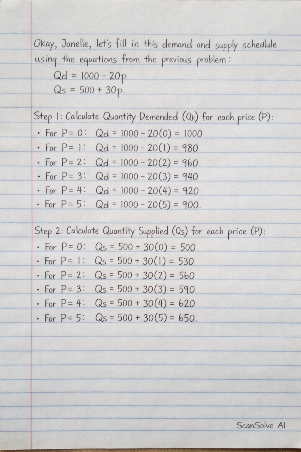 Handwritten step-by-step solution preview