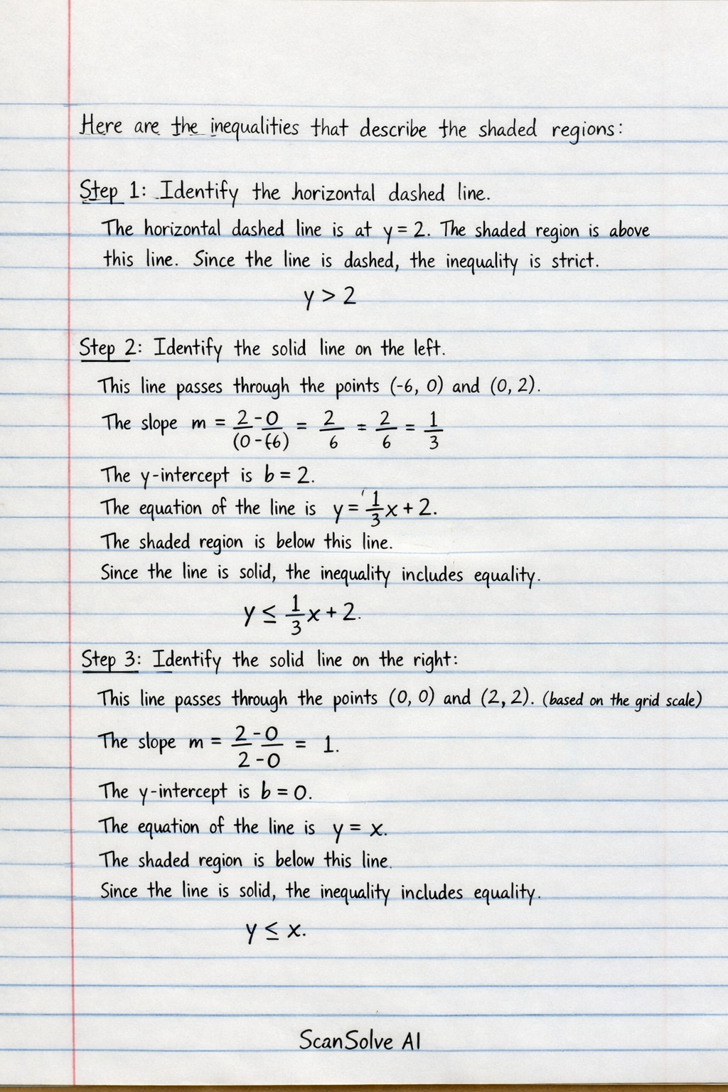 Handwritten step-by-step solution preview