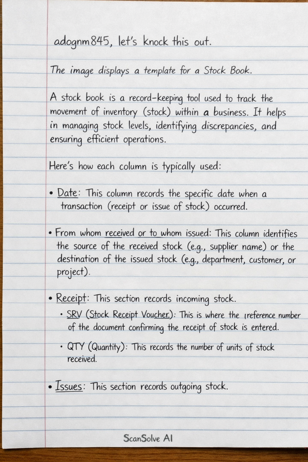 Handwritten step-by-step solution preview