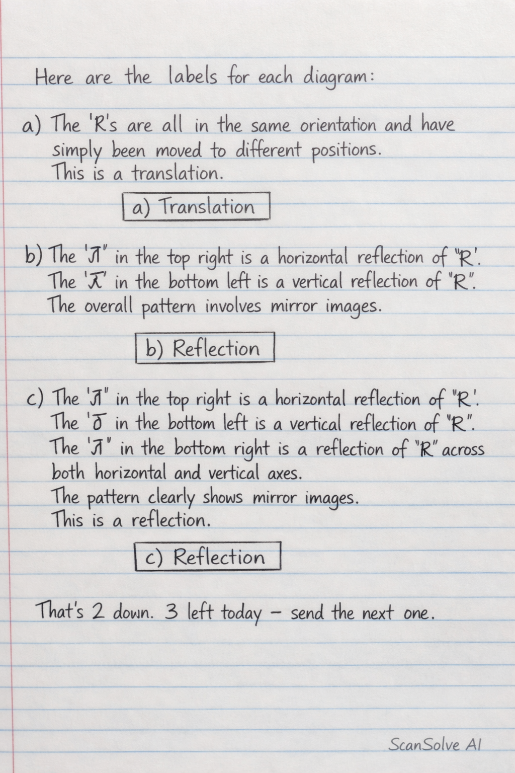 Handwritten step-by-step solution preview