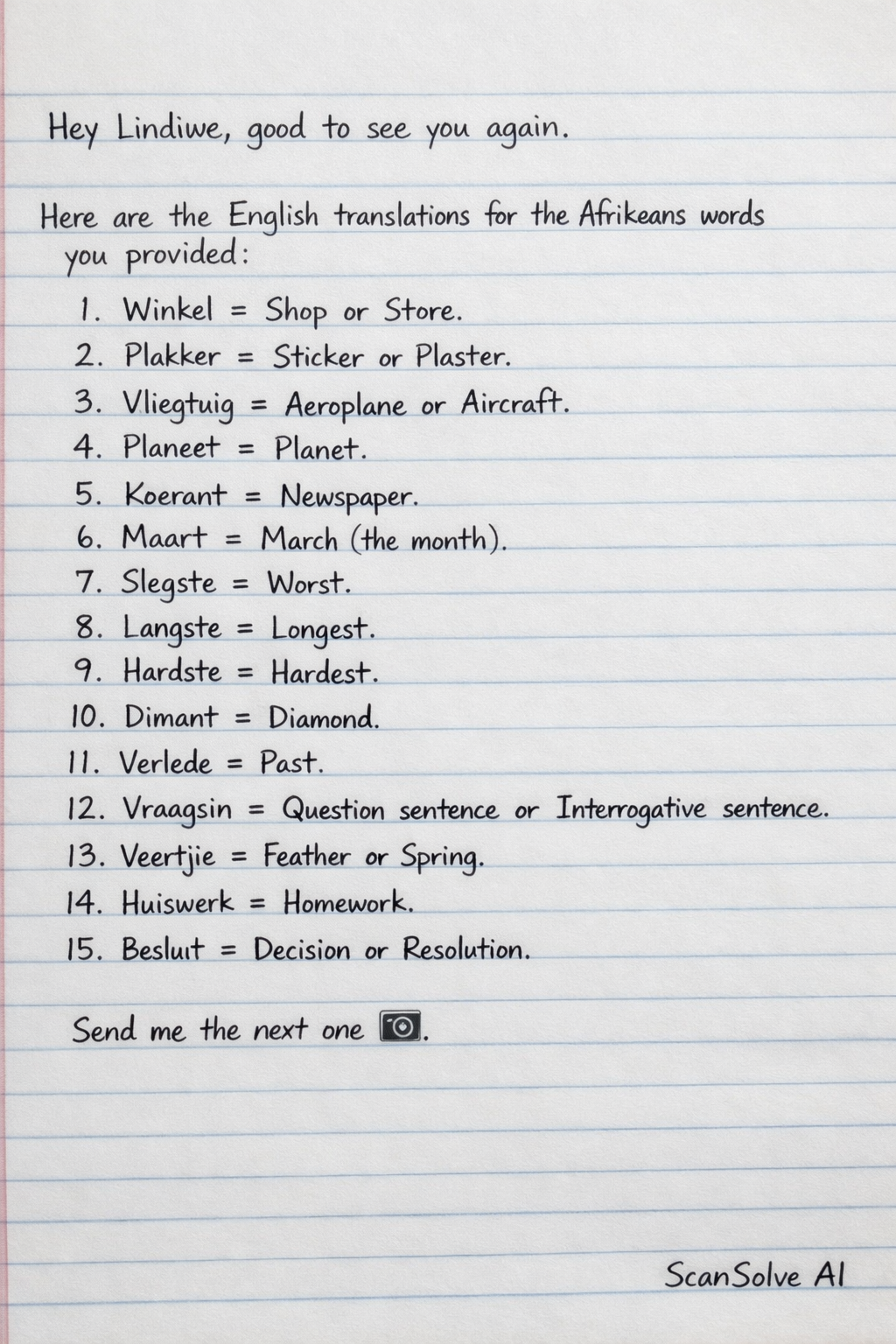 Handwritten step-by-step solution preview