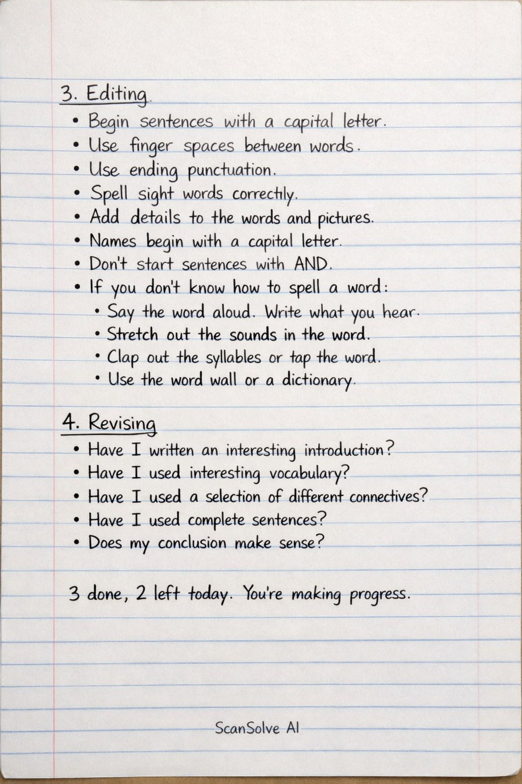Handwritten step-by-step solution preview