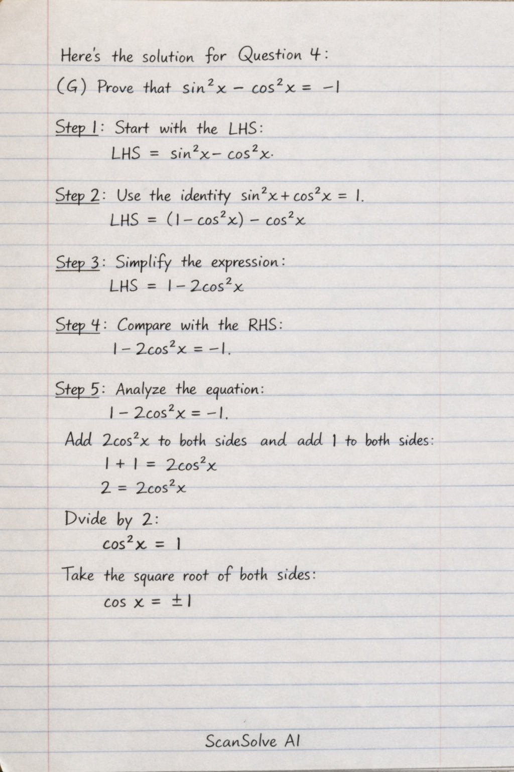Handwritten step-by-step solution preview