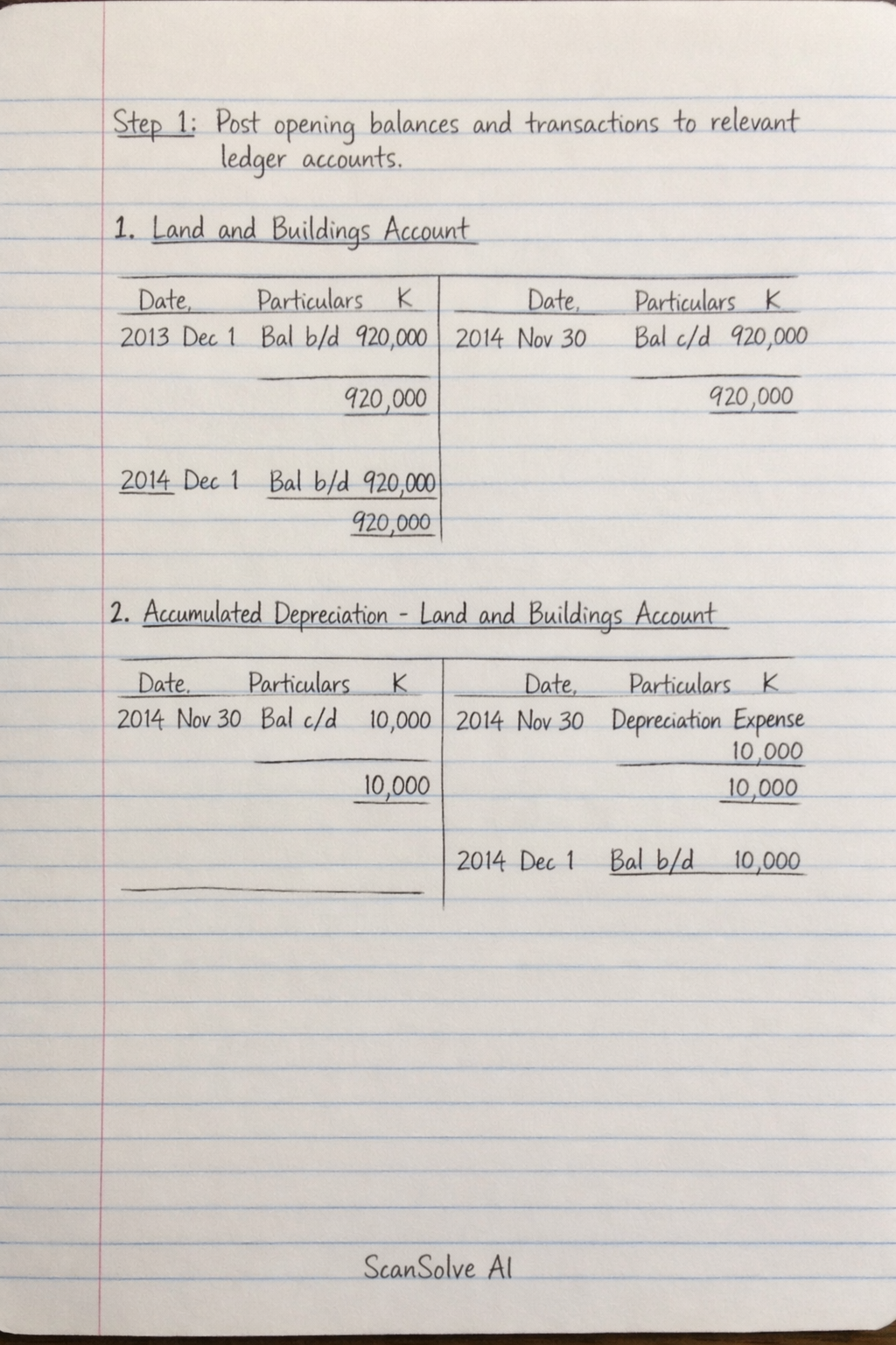 Handwritten step-by-step solution preview