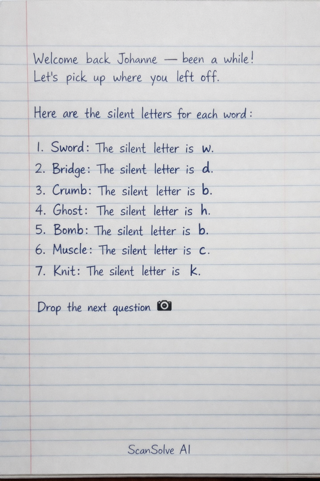 Handwritten step-by-step solution preview