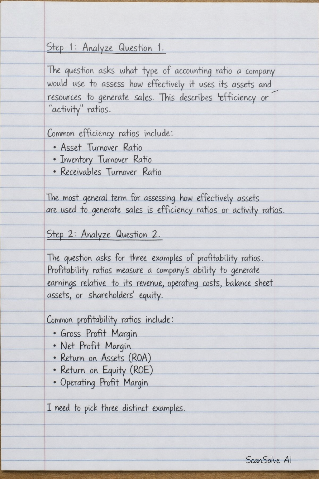 Handwritten step-by-step solution preview