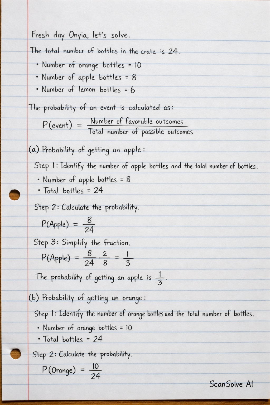 Handwritten step-by-step solution preview