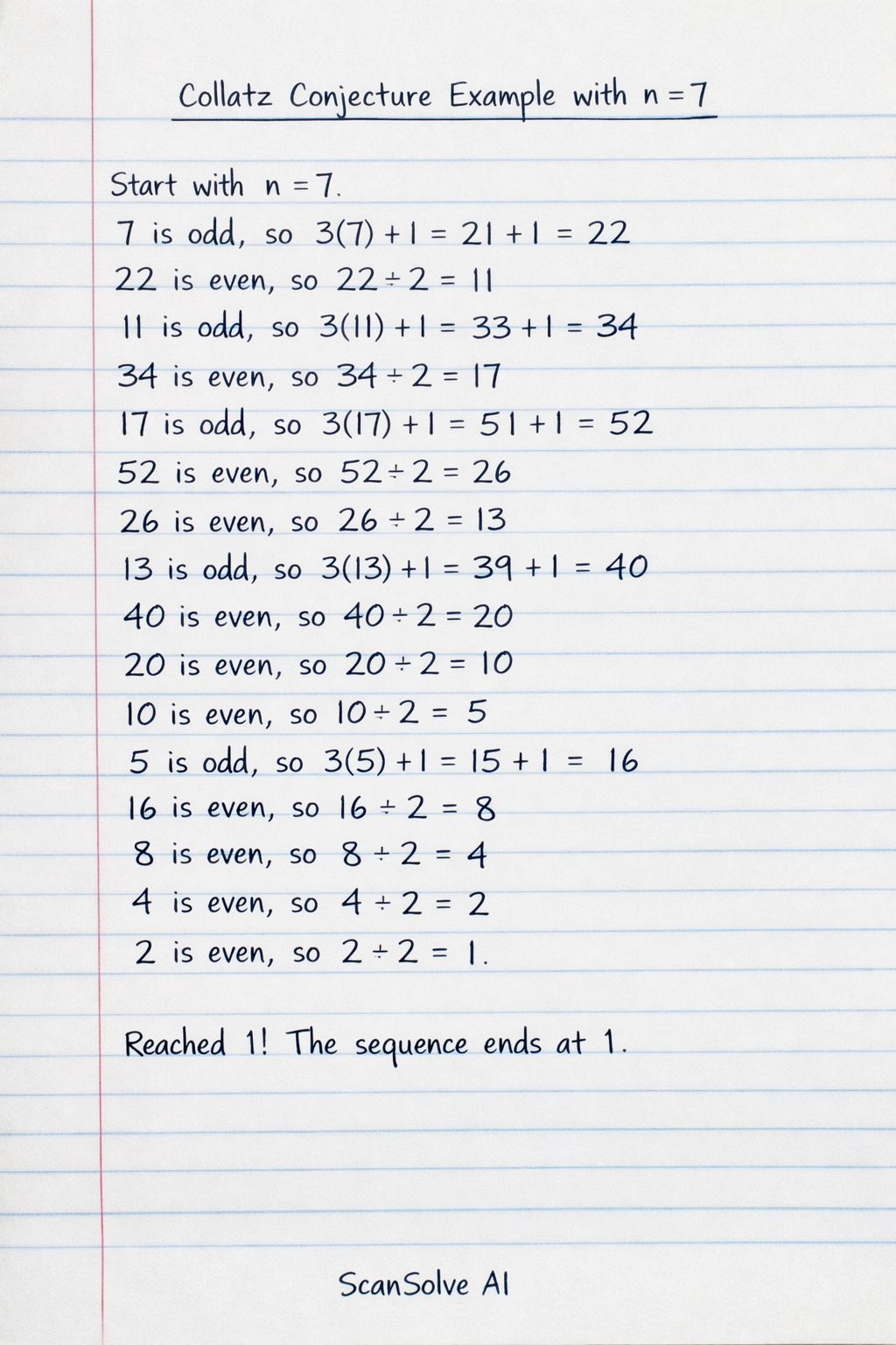 Handwritten step-by-step solution preview