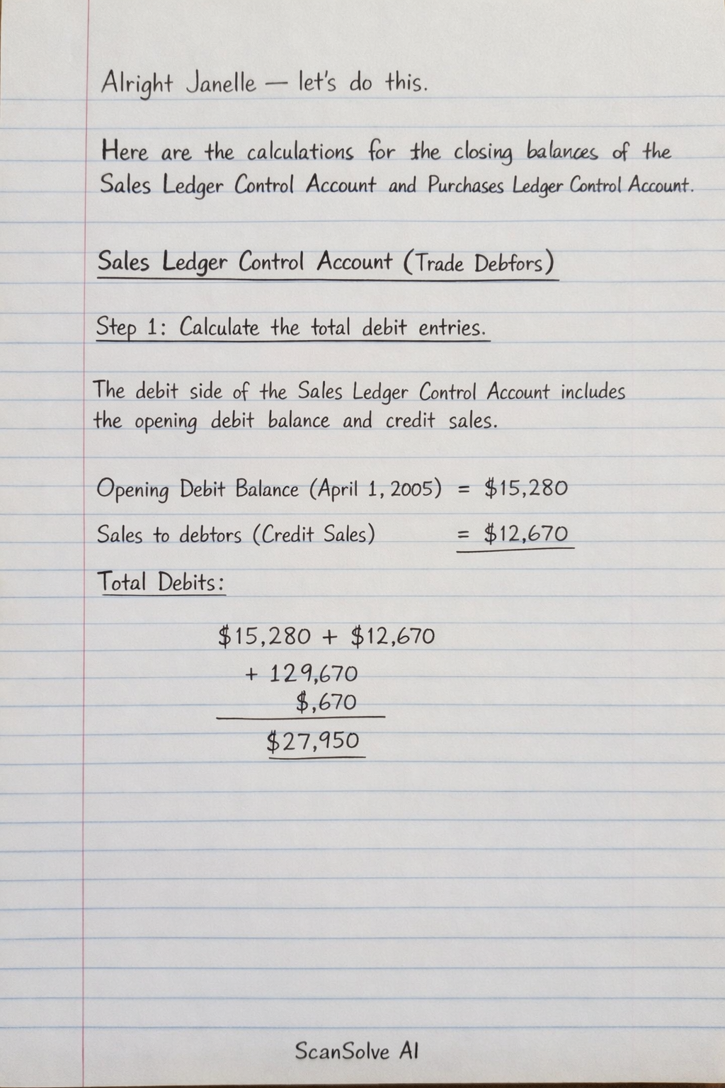 Handwritten step-by-step solution preview