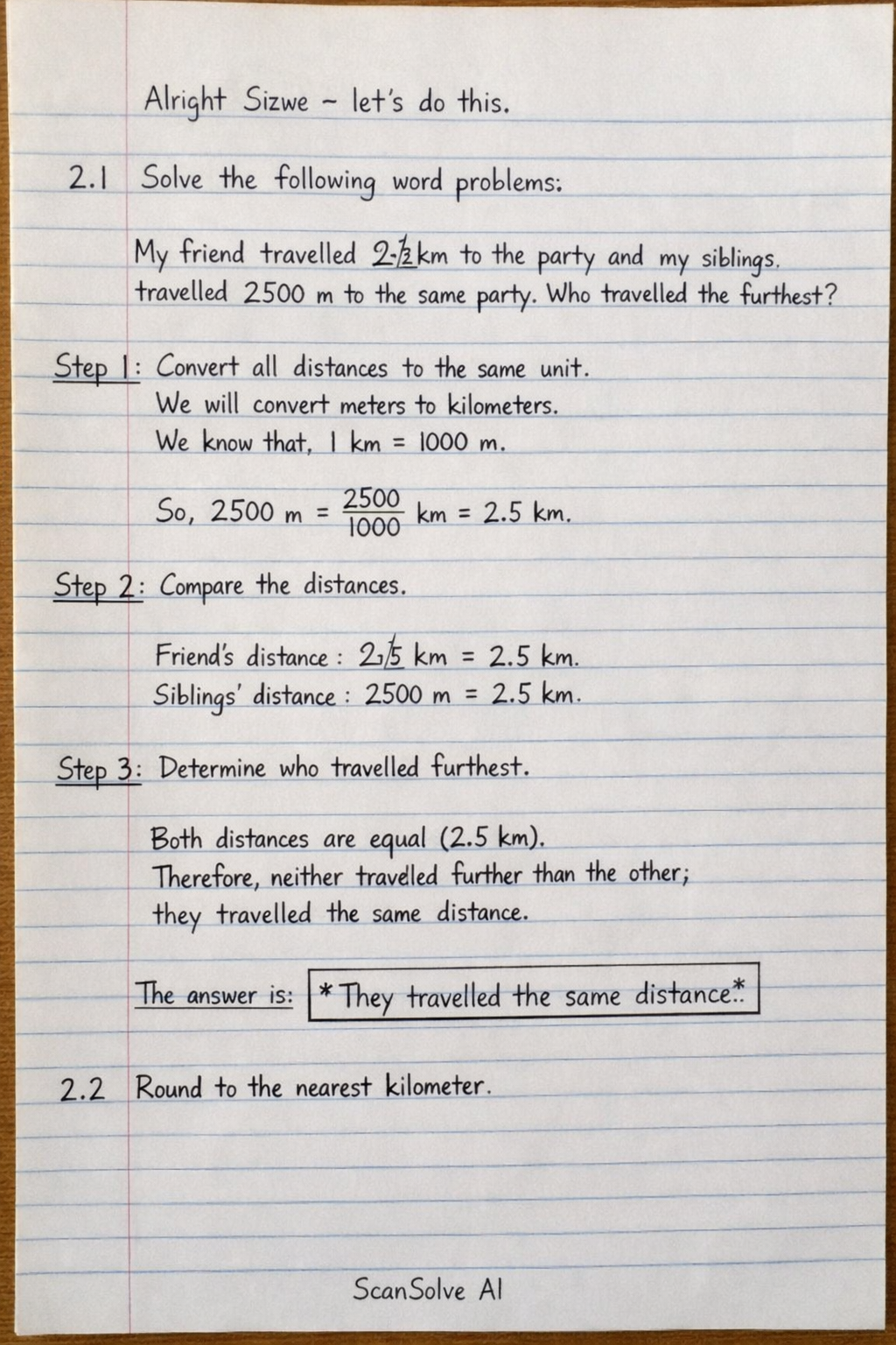 Handwritten step-by-step solution preview
